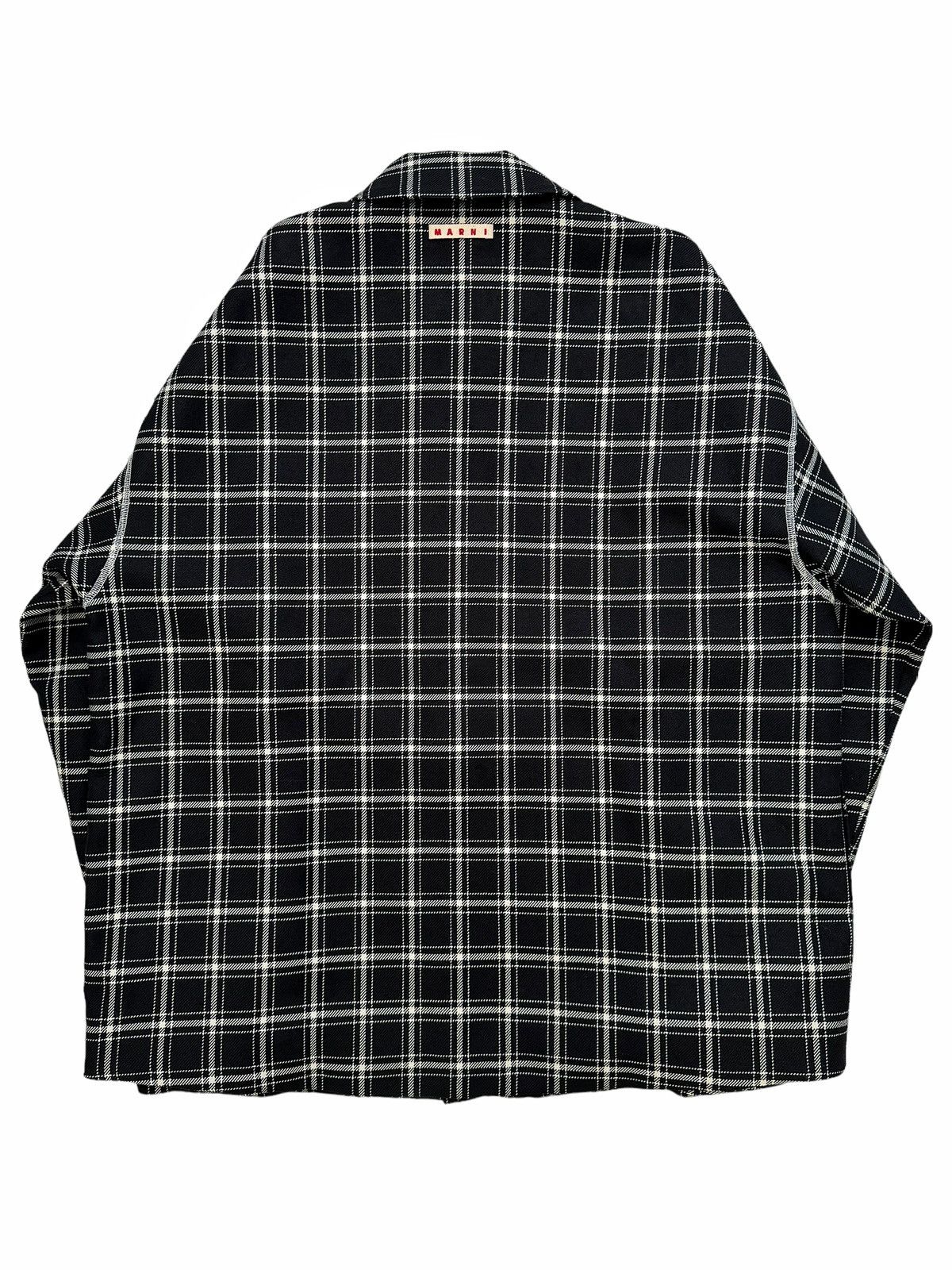 Marni Sz50 Wool Plaid Zip Up Jacket Size US M / EU 48-50 / 2 - 6 Thumbnail
