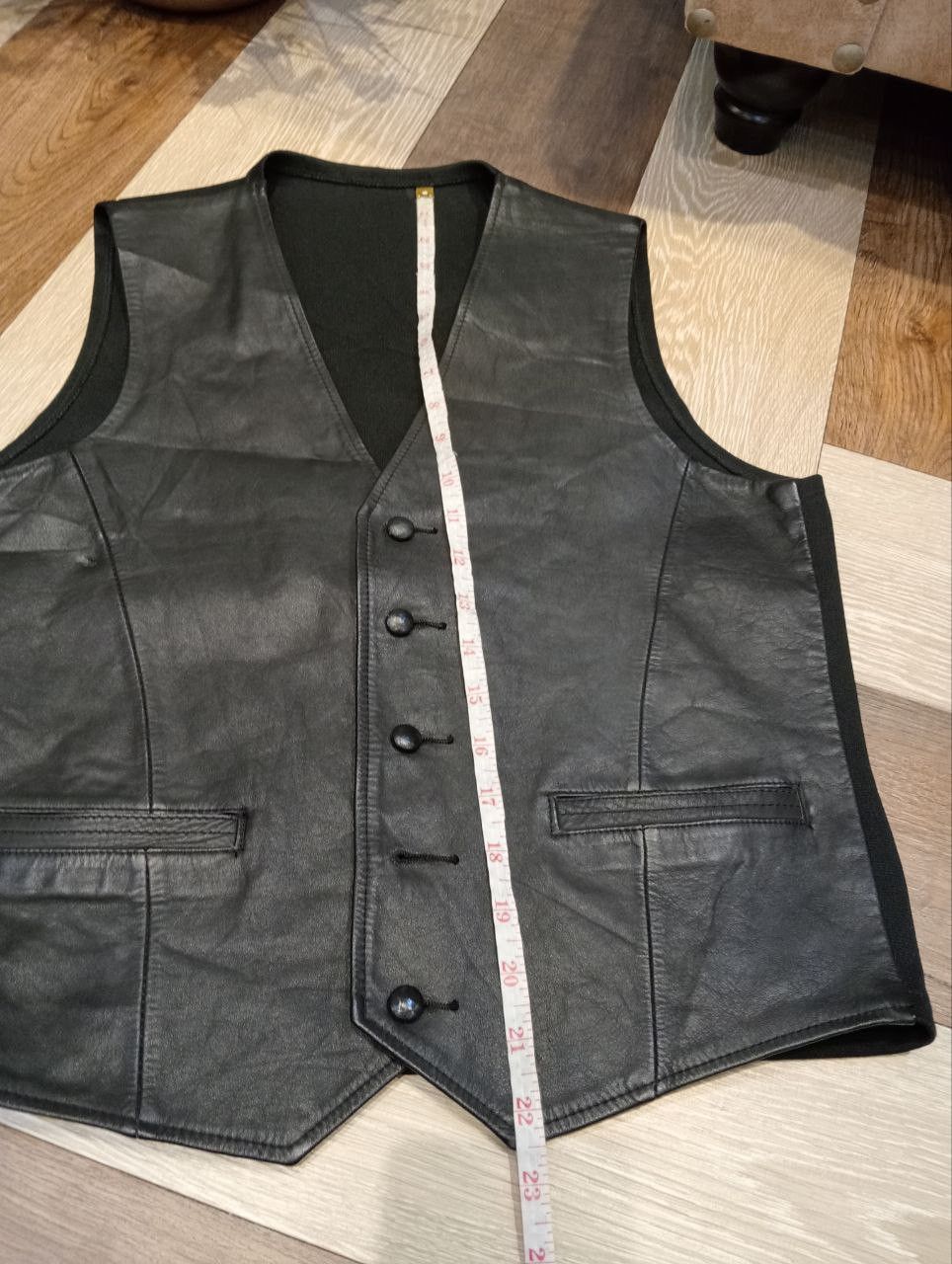 Leather JAPANESE COWHIDE LEATHER VEST JACKET Size US S / EU 44-46 / 1 - 10 Thumbnail