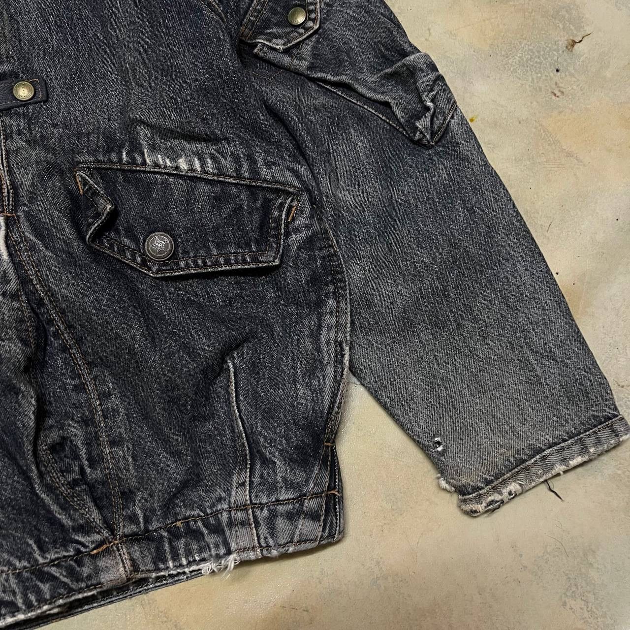 Japanese Brand Ga-z Blue Way Distressed Denim Jacket Size US M / EU 48-50 / 2 - 9 Thumbnail