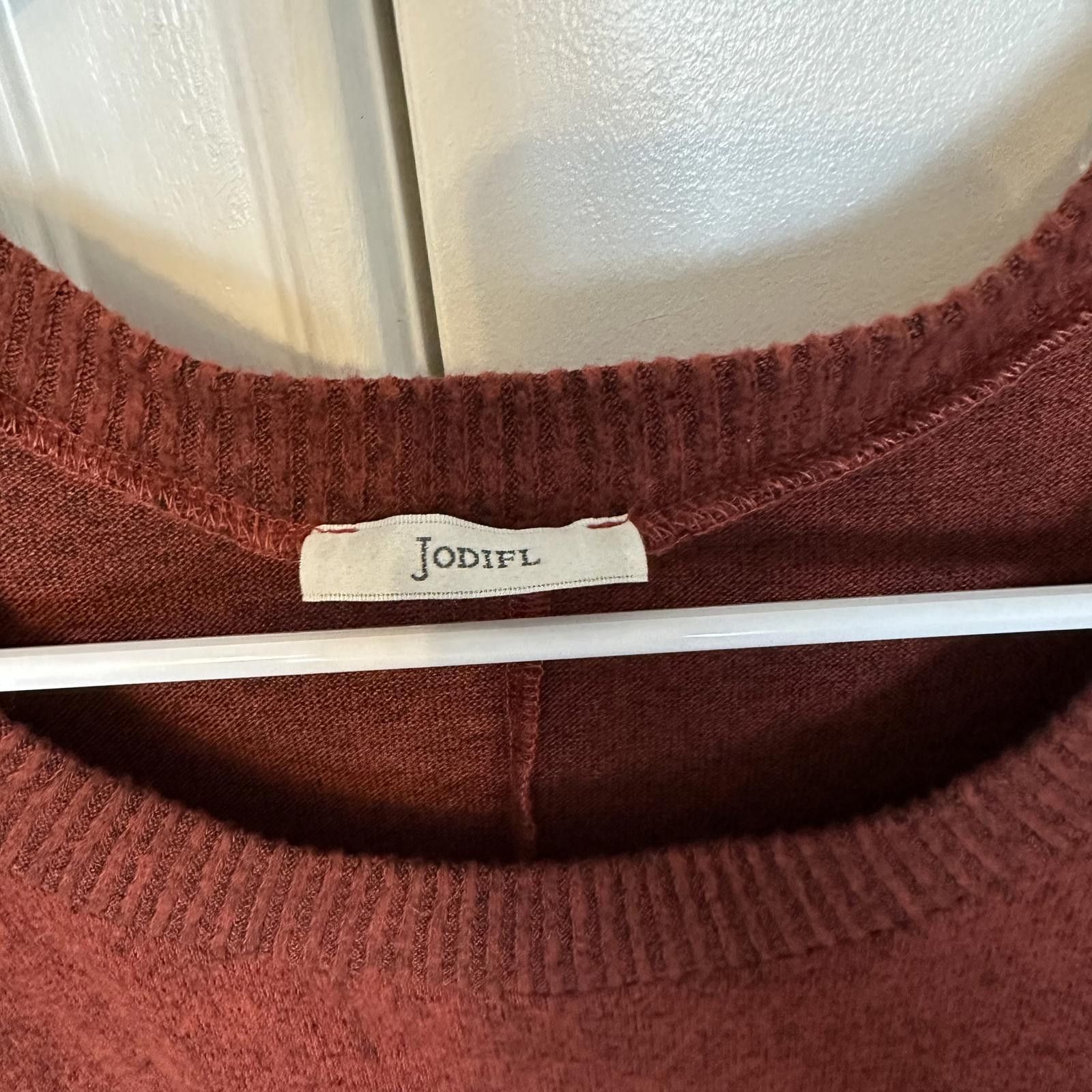 Designer JODIFL Women's Oversized Rust Sweater Size L / US 10 / IT 46 - 3 Thumbnail
