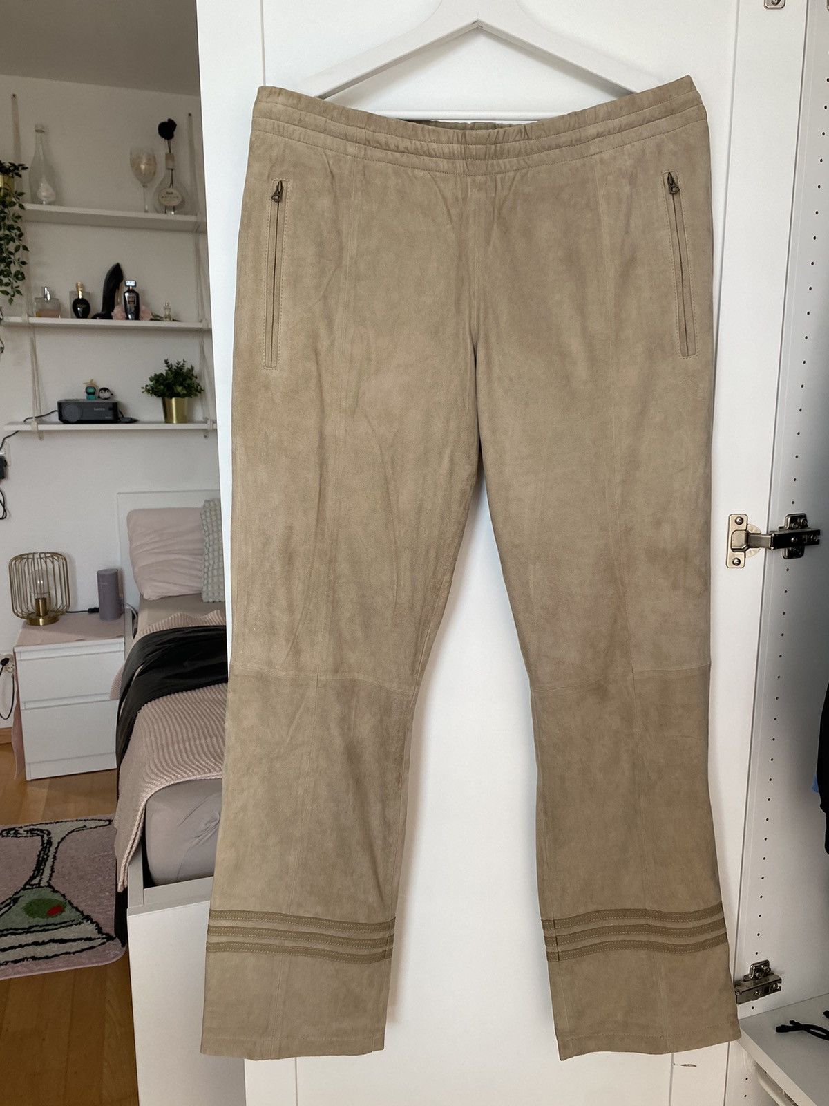Adidas × Neighborhood adidas × NEIGHBORHOOD Sample Suede Pants – Unreleased 2014 Size US 33 - 1 Thumbnail