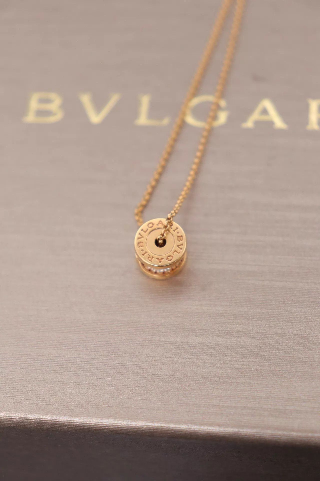 Bvlgari Bvlgari 18K RG Diamond Waist 44cm Necklace No Acc Size ONE SIZE - 6 Thumbnail