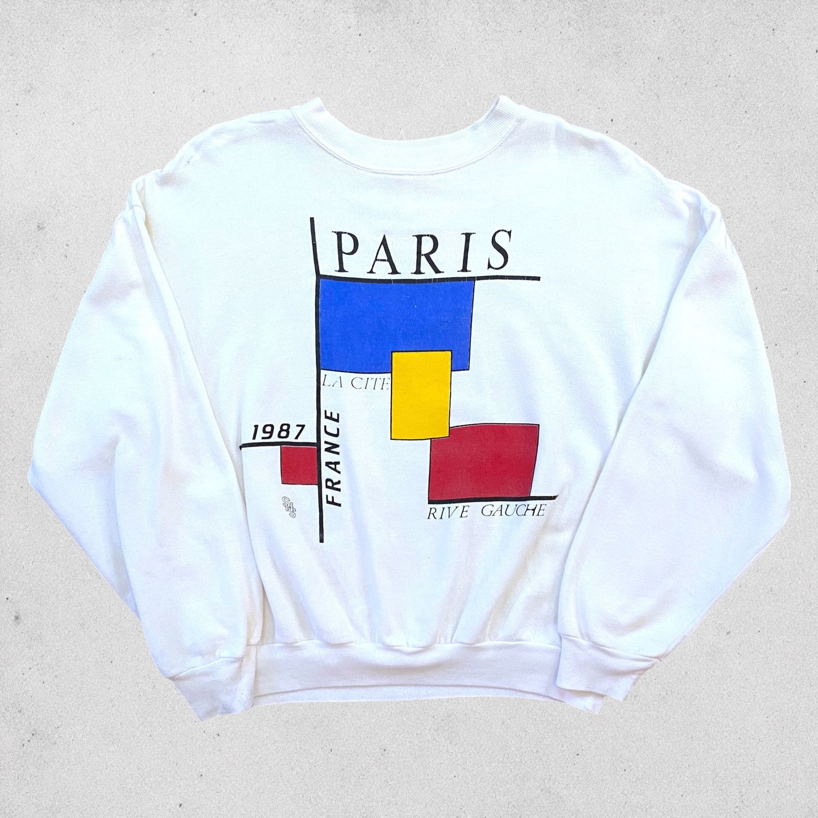 Vintage Paris Rive Gauche Paris Collection 1987 Sweatshirt