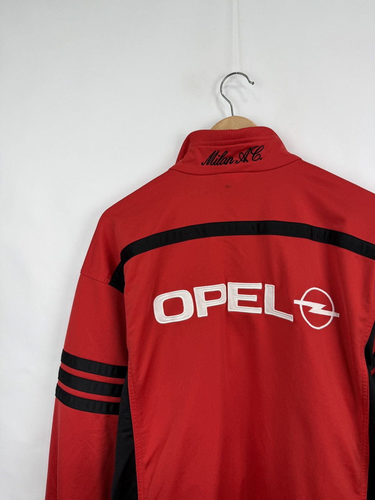Adidas 🇮🇹 Vintage Y2K Adidas Ac Milan Opel Tracksuit Retro Rare Hype Size US L / EU 52-54 / 3 - 7 Thumbnail