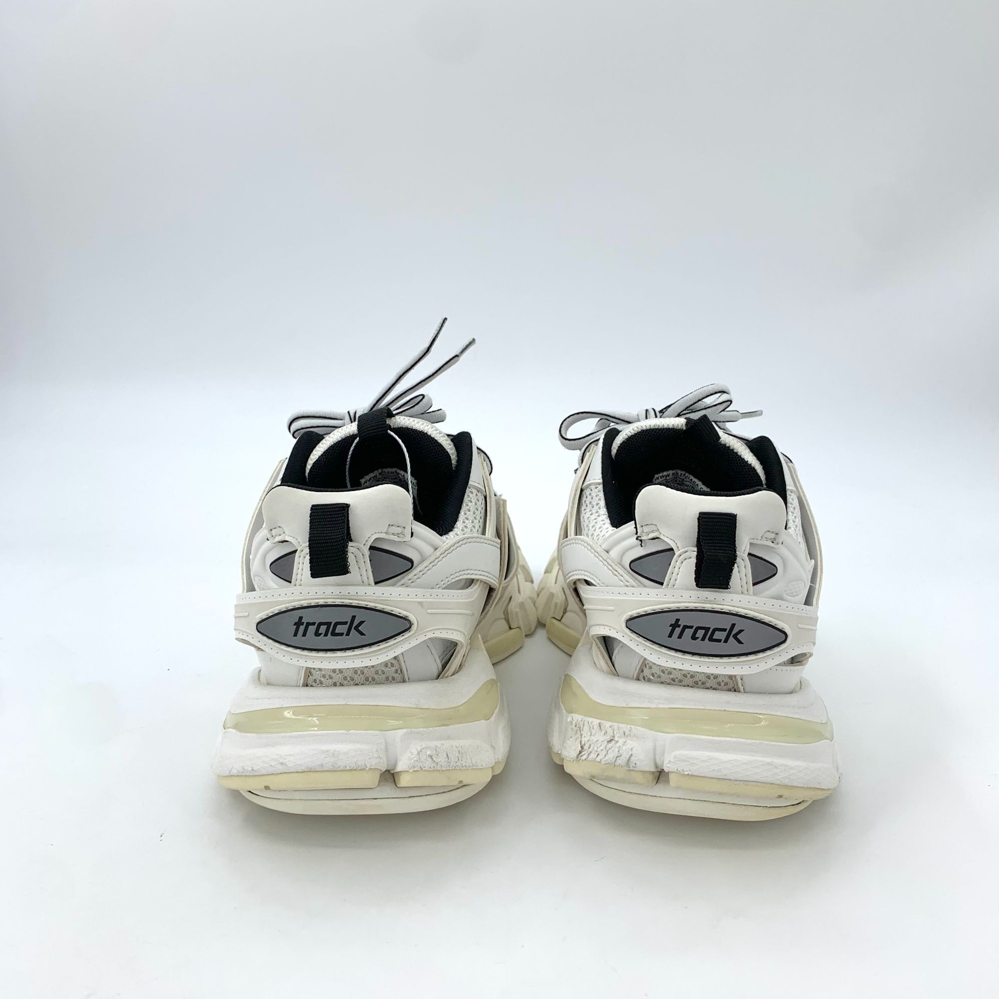 Balenciaga Balenciaga Track Sneakers White & Black Lace-Up Shoes Size US 7 / IT 37 - 4 Thumbnail