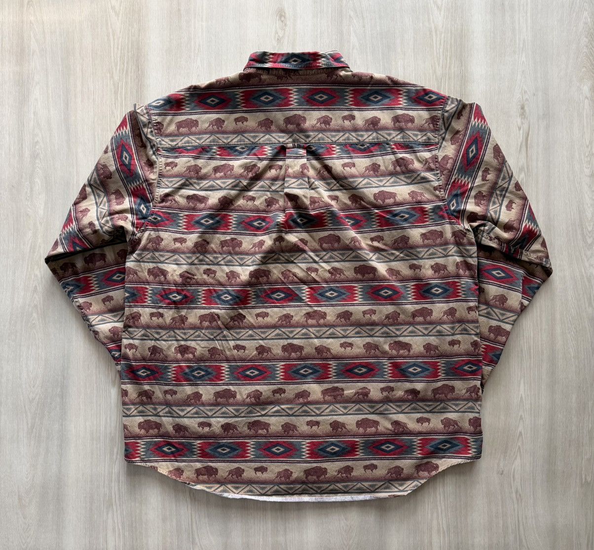 Roundtree & Yorke Vtg Outfitters Roundtree Yorke Aztec Buffalo Southwest XL Size US XL / EU 56 / 4 - 4 Thumbnail