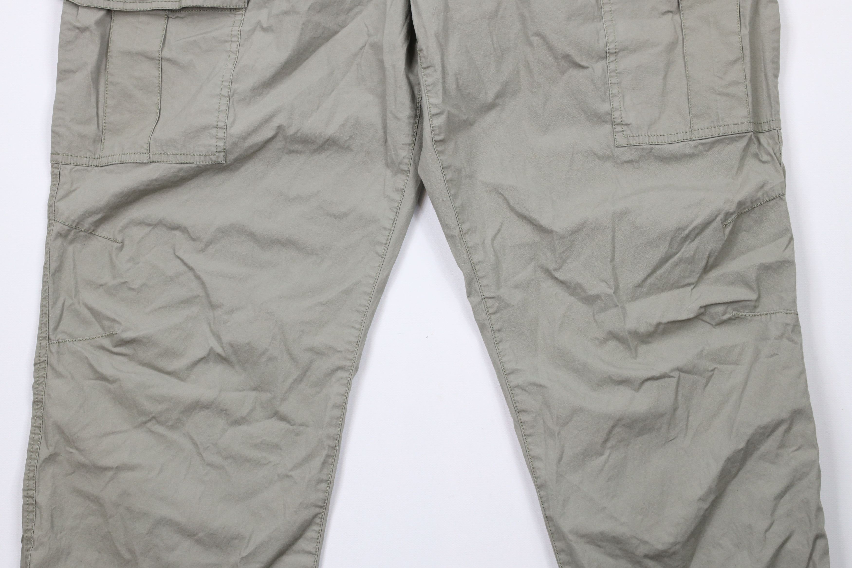 DKNY × Vintage Vintage DKNY Cuff Military Cargo Pants Green AS IS Size US 38 / EU 54 - 3 Thumbnail