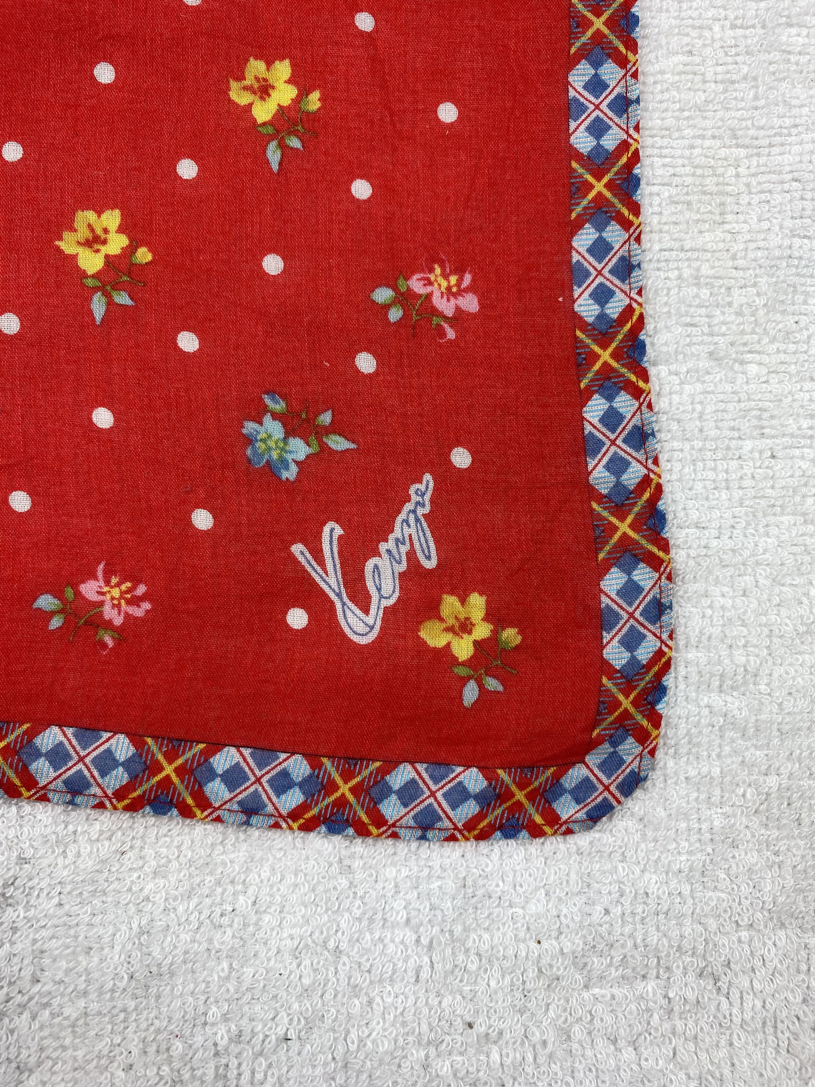 Kenzo × Vintage Kenzo Floral Handkerchief / Bandana / Neckerchief Size ONE SIZE - 5 Thumbnail