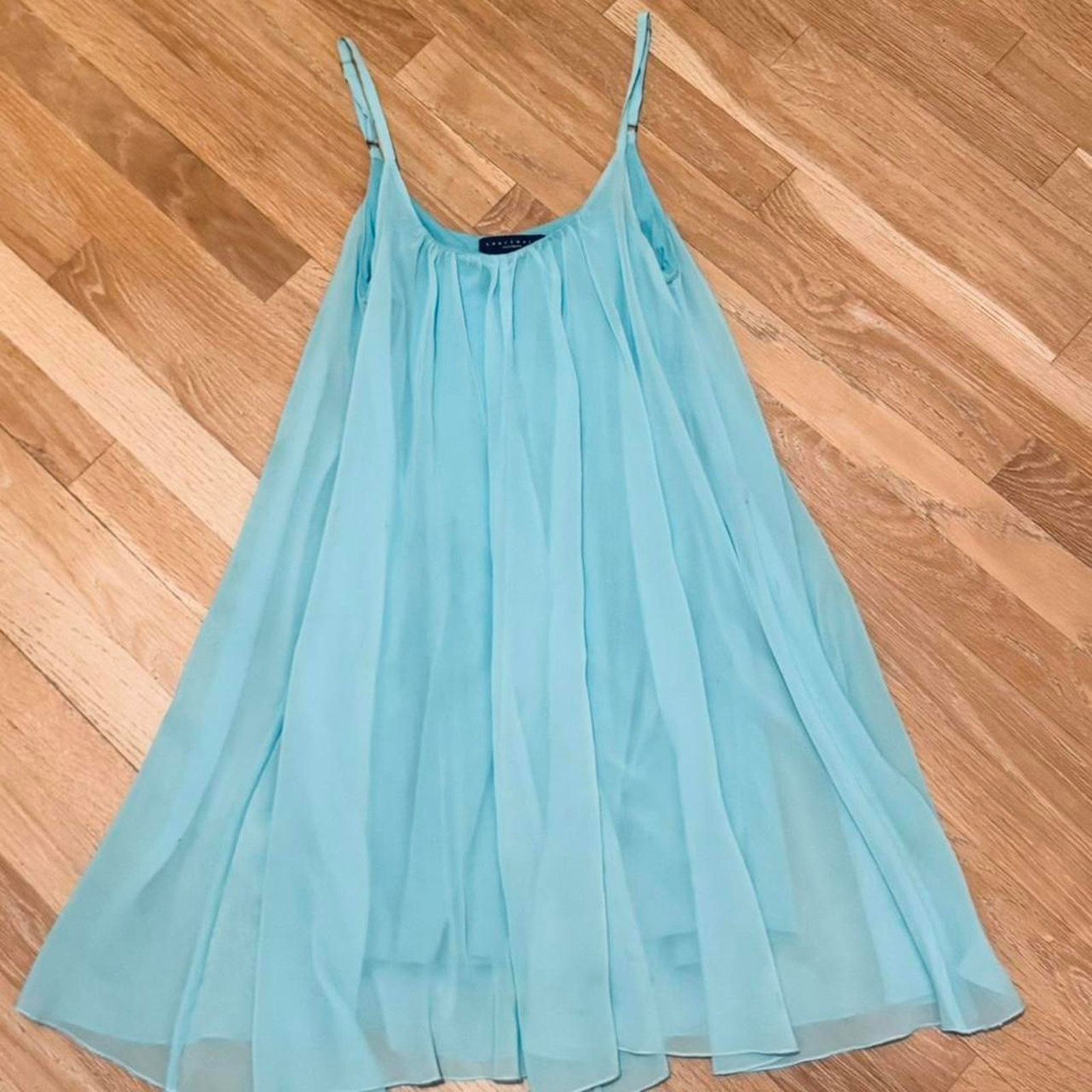 Sanctuary Blue chiffon slip dress Size XS / US 0-2 / IT 36-38 - 2 Thumbnail