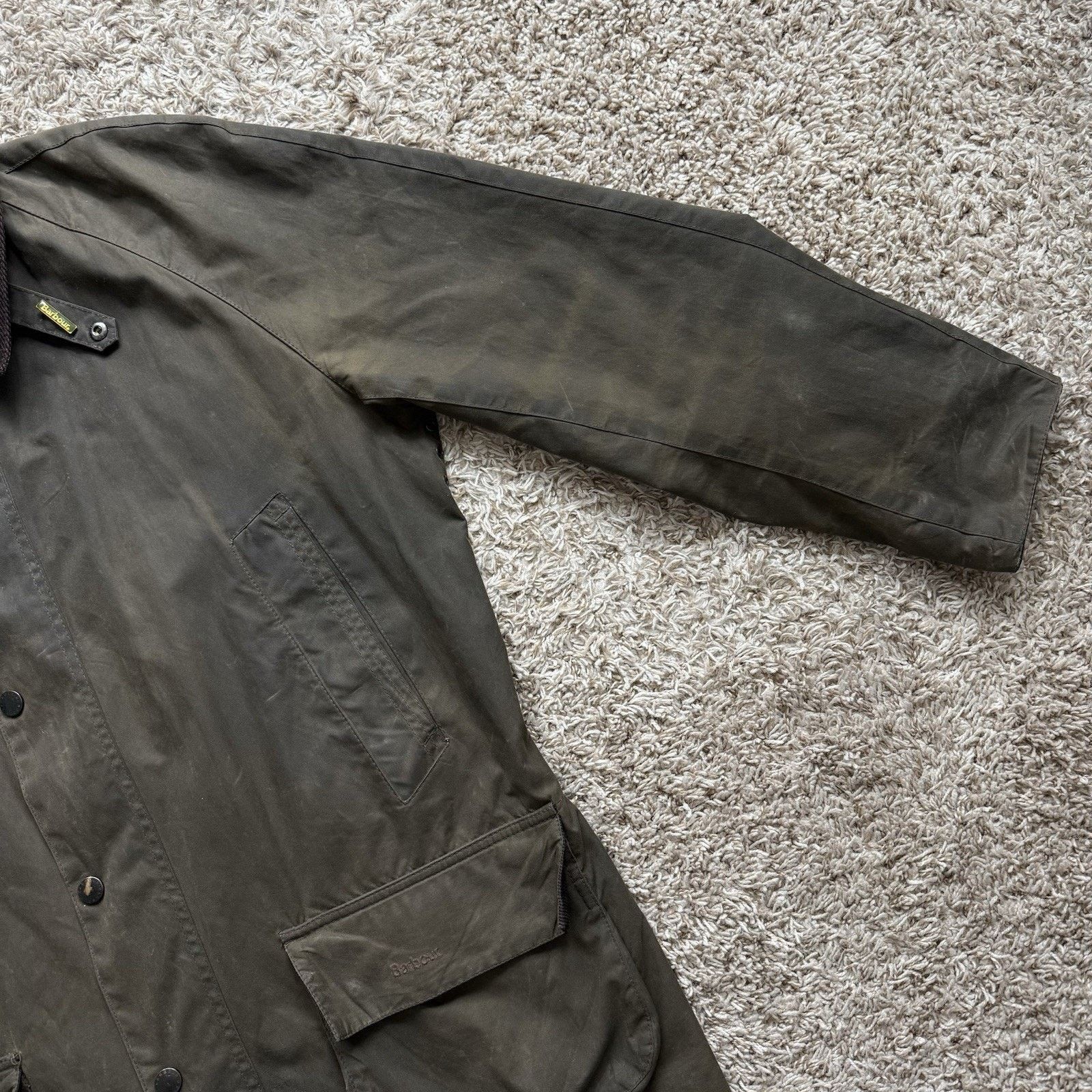 Barbour Barbour Bristol Waxed Jacket Olive Green Tartan Cotton XXL Size US XXL / EU 58 / 5 - 9 Thumbnail