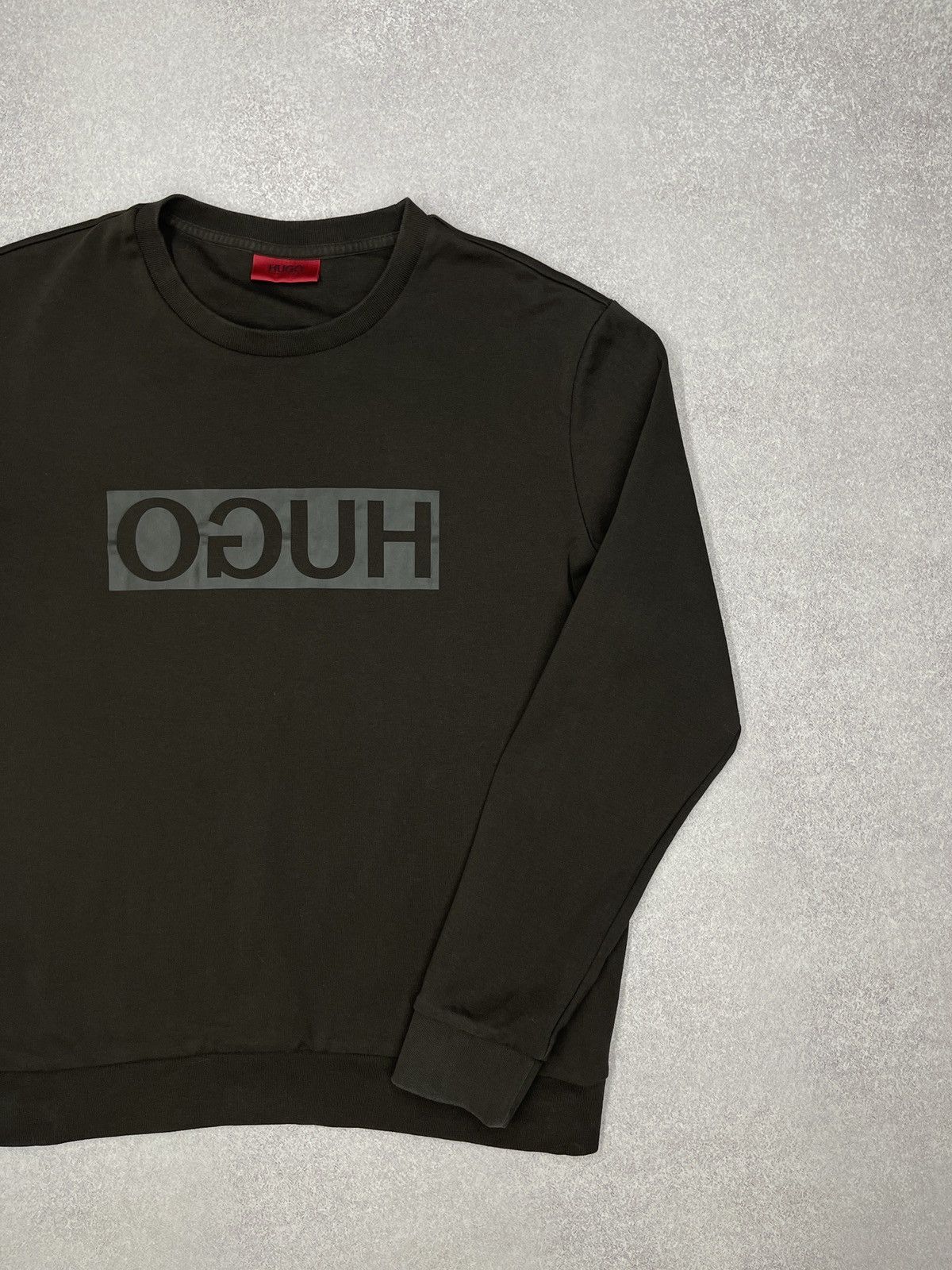 Hugo × Hugo Boss Mens Hugo Boss Ducati U3 Sweatshirt Khaki Size L Size US L / EU 52-54 / 3 - 3 Thumbnail