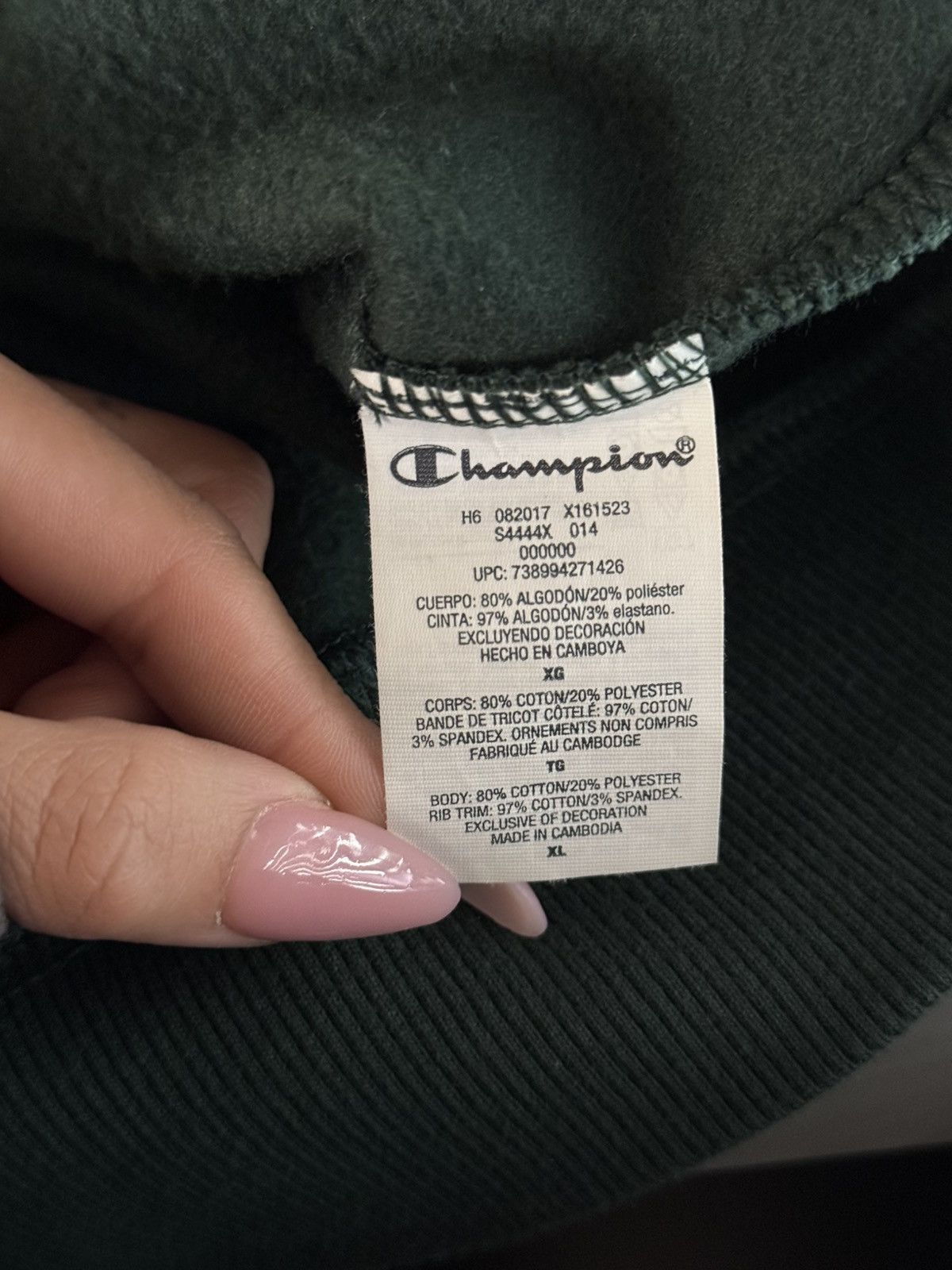 Champion × Supreme SUPREME X CHAMPION HOODIE ARC LOGO ZIP UP SIZE XL Size US XL / EU 56 / 4 - 9 Thumbnail