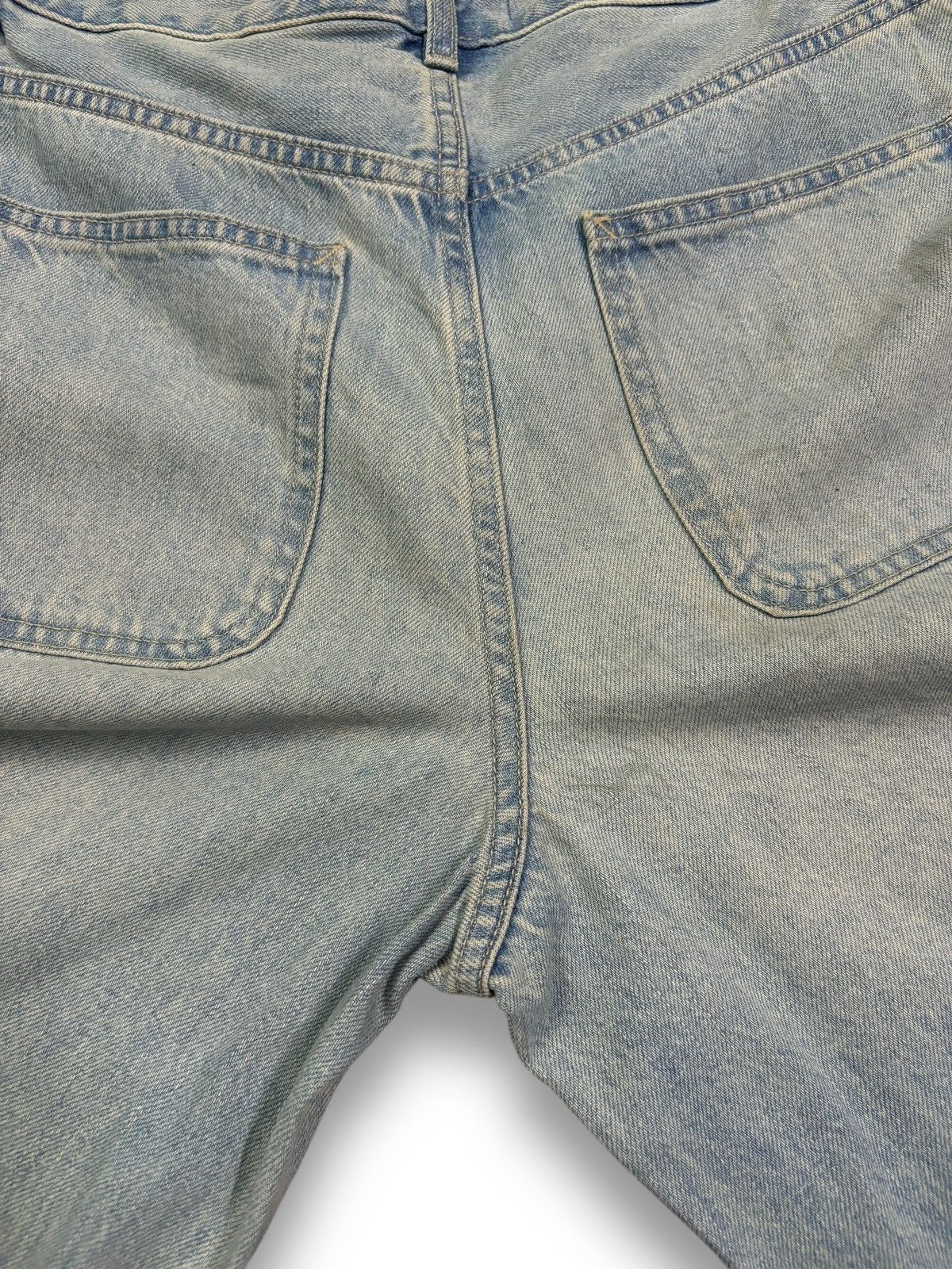 JW Anderson × Uniqlo Vintage JW Anderson x Uniqlo Blue Wash Baggy Carpenter Jeans Size US 30 / EU 46 - 11 Thumbnail