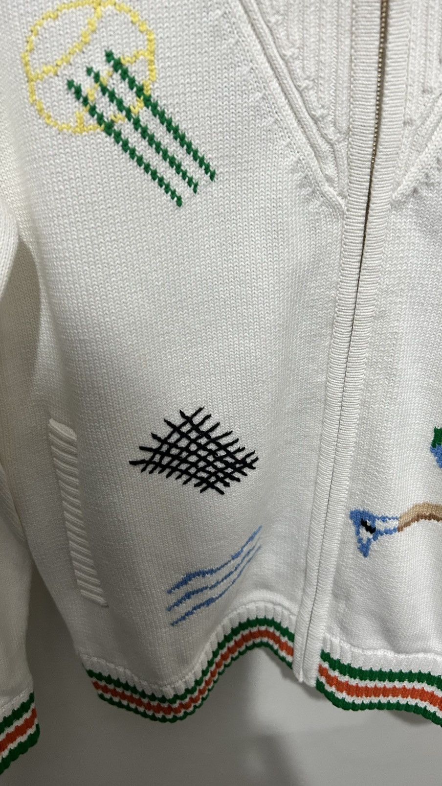 Casablanca Casablanca KNIT LE JEU INTARSIA KNIT JACKET Medium Size US M / EU 48-50 / 2 - 5 Thumbnail