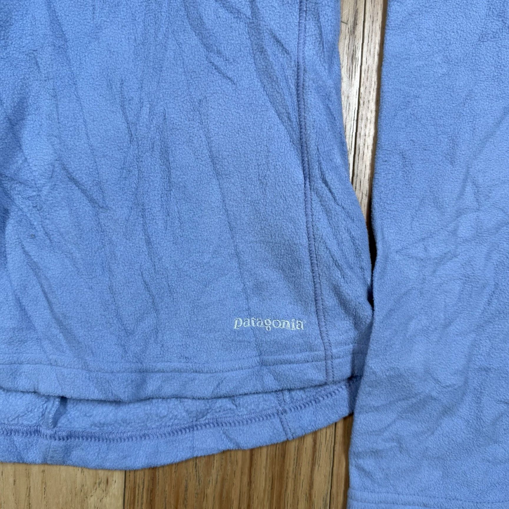 Patagonia VINTAGE Patagonia Synchilla Jacket 1/4 Zip Womens Small Blue 90s USA Made Size S / US 4 / IT 40 - 4 Thumbnail