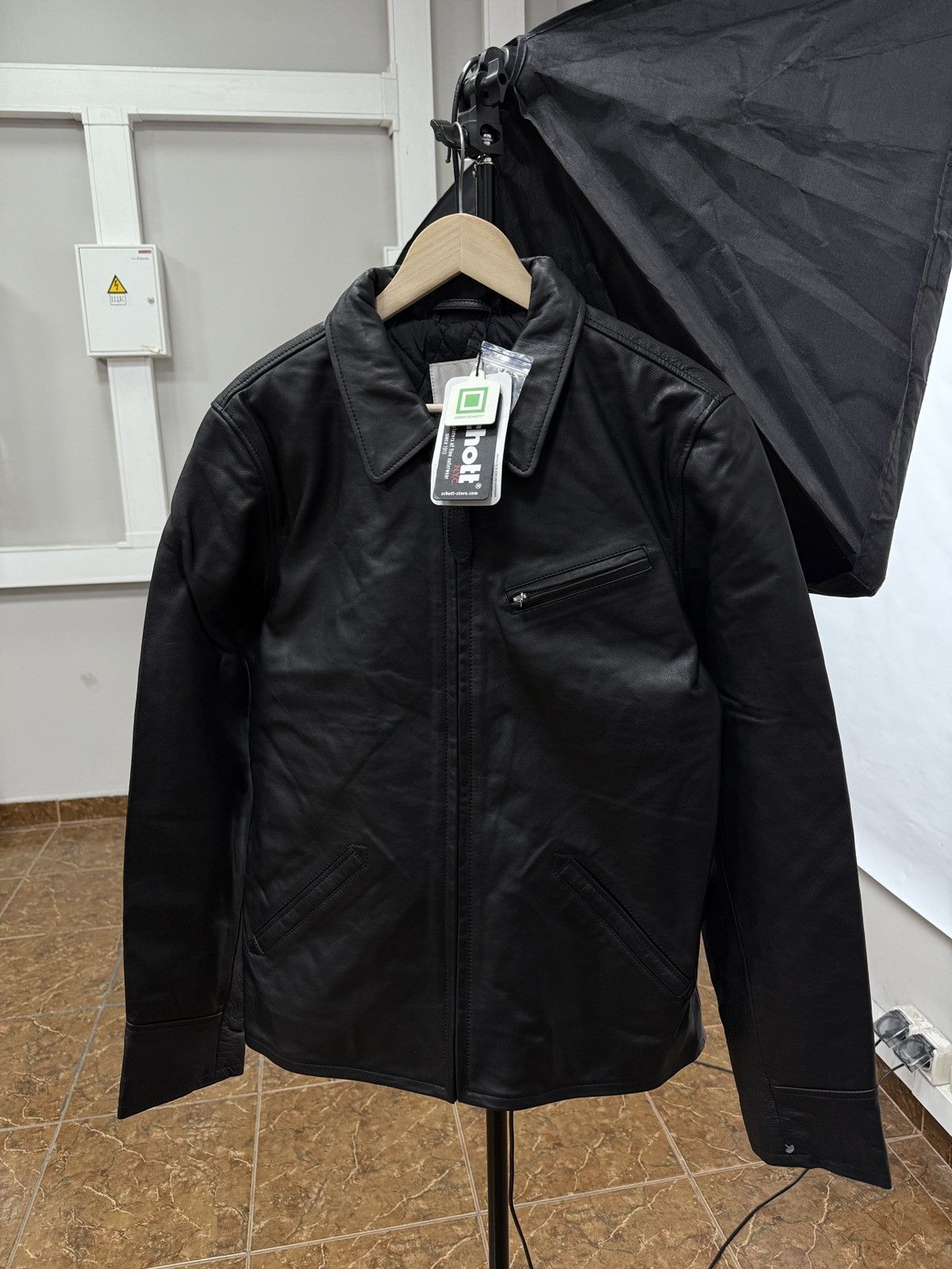 Schott 🇺🇸 NEW❗️Schott NYC Leather Jacket Motorcycle Rare Retro Y2K Size US M / EU 48-50 / 2 - 1 Thumbnail