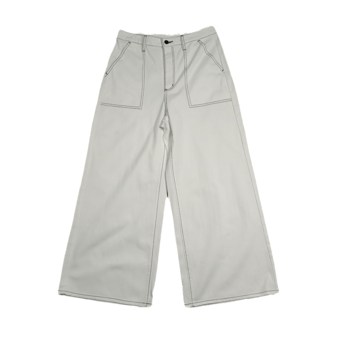 Yohji Yamamoto 🇯🇵 Crazy Baggy Pants Wideleg D-Rise GU Archive Japanese Y2k Size US 31 - 3 Thumbnail
