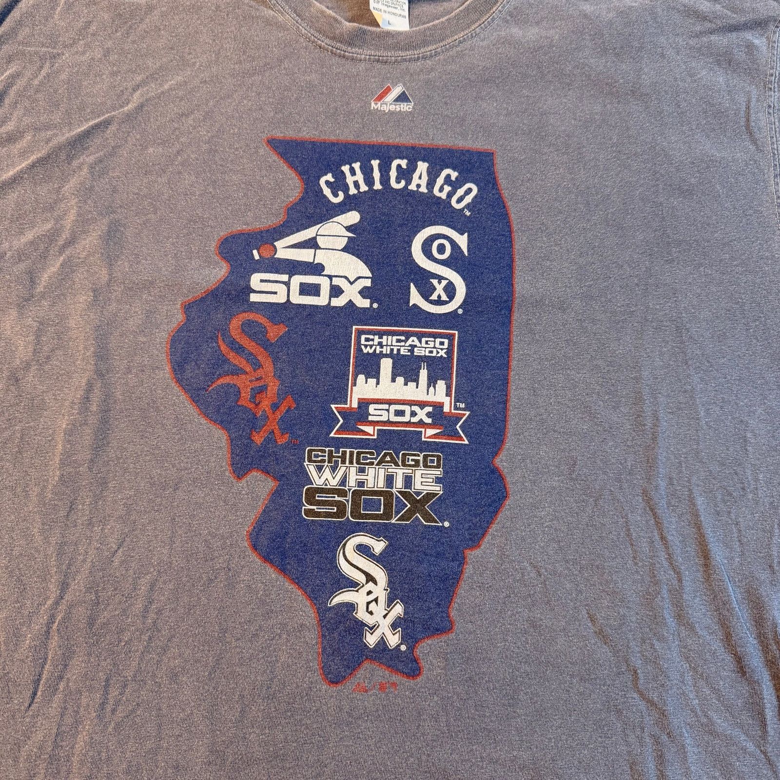Majestic Vintage Chicago White Sox T-Shirt Size US L / EU 52-54 / 3 - 2 Thumbnail