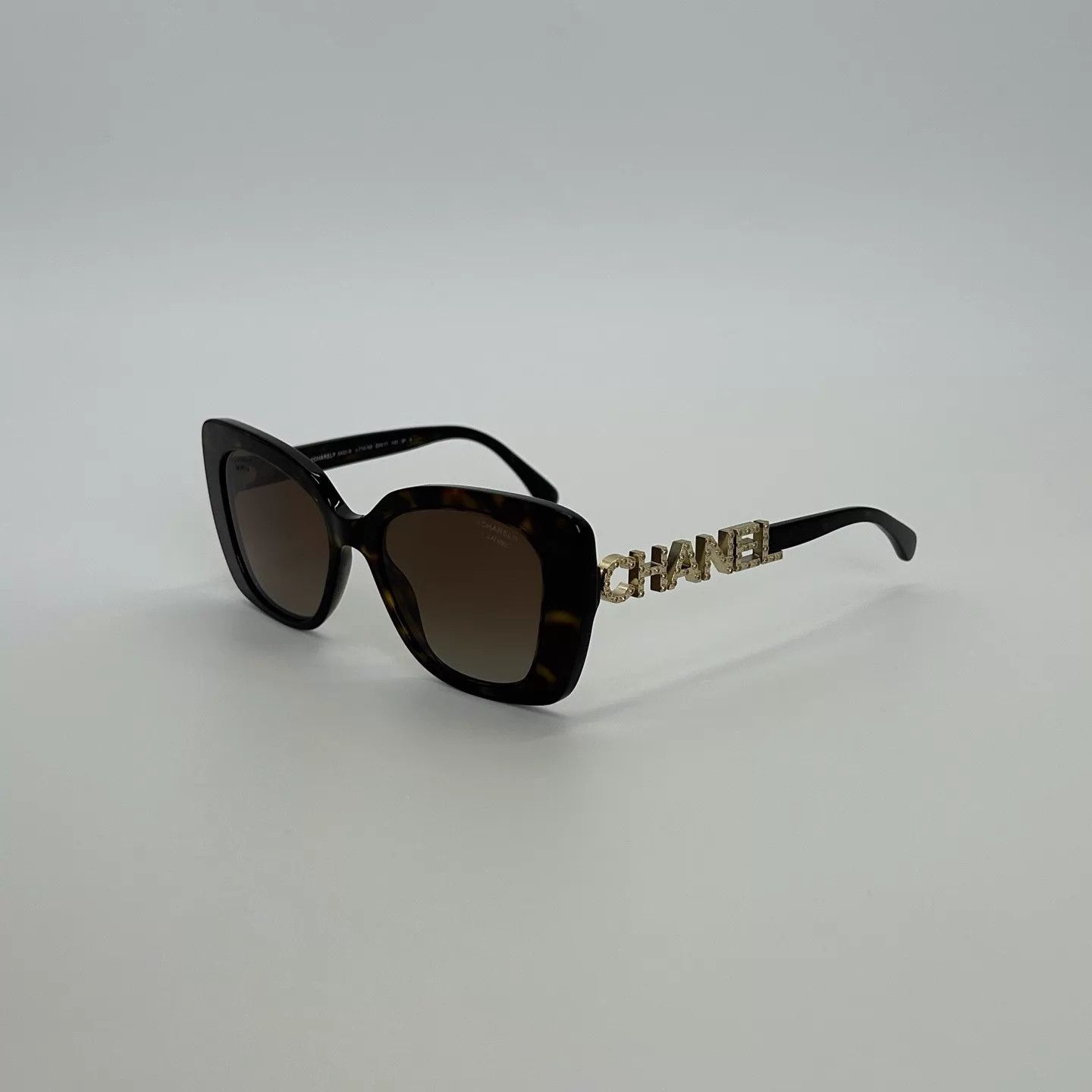 Chanel Chanel logo tortoiseshell gold sunglasses HB6919 Size ONE SIZE - 1 Thumbnail