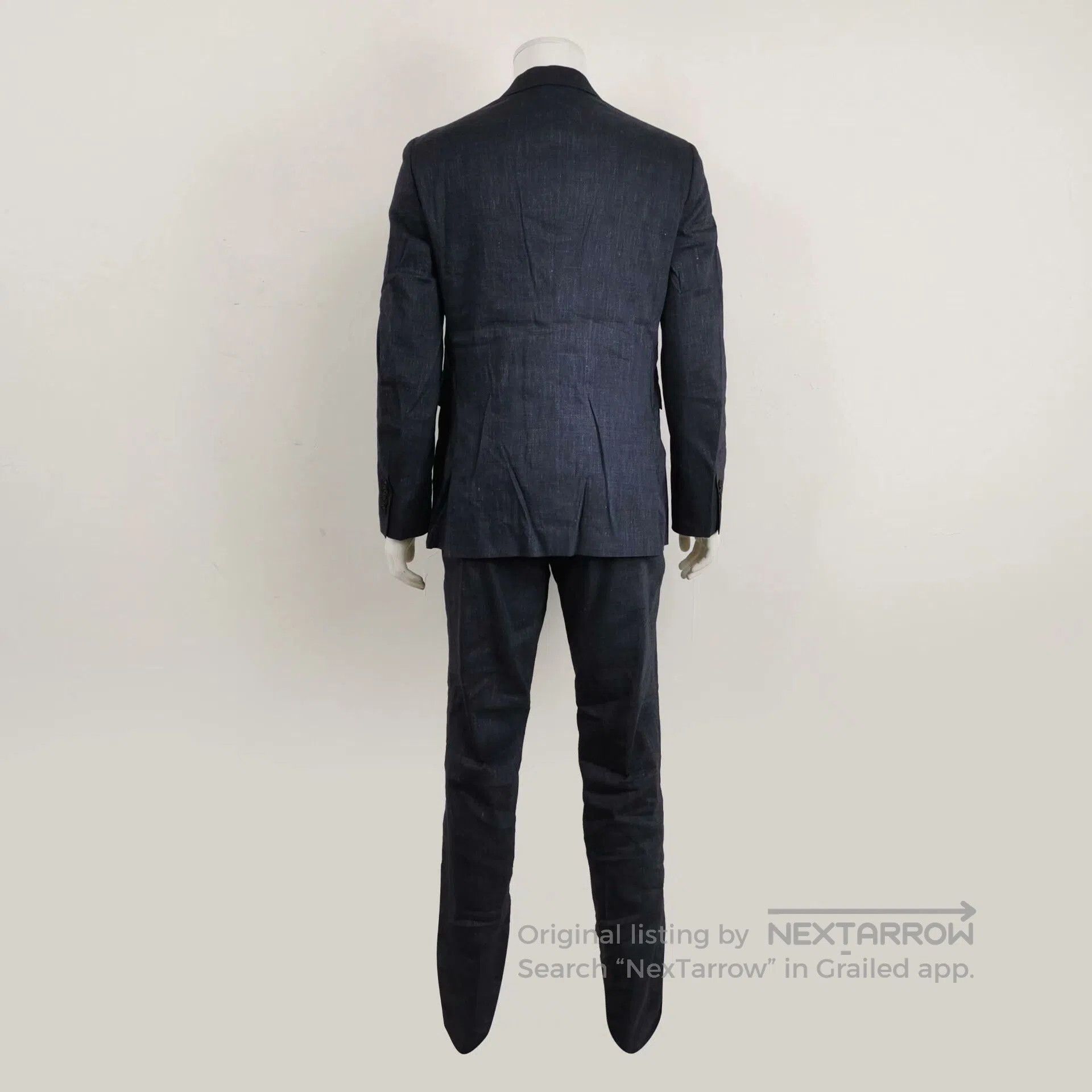 Burberry Burberry Navy Wool Blend Suit Set. Size US M / EU 48-50 / 2 - 2 Thumbnail