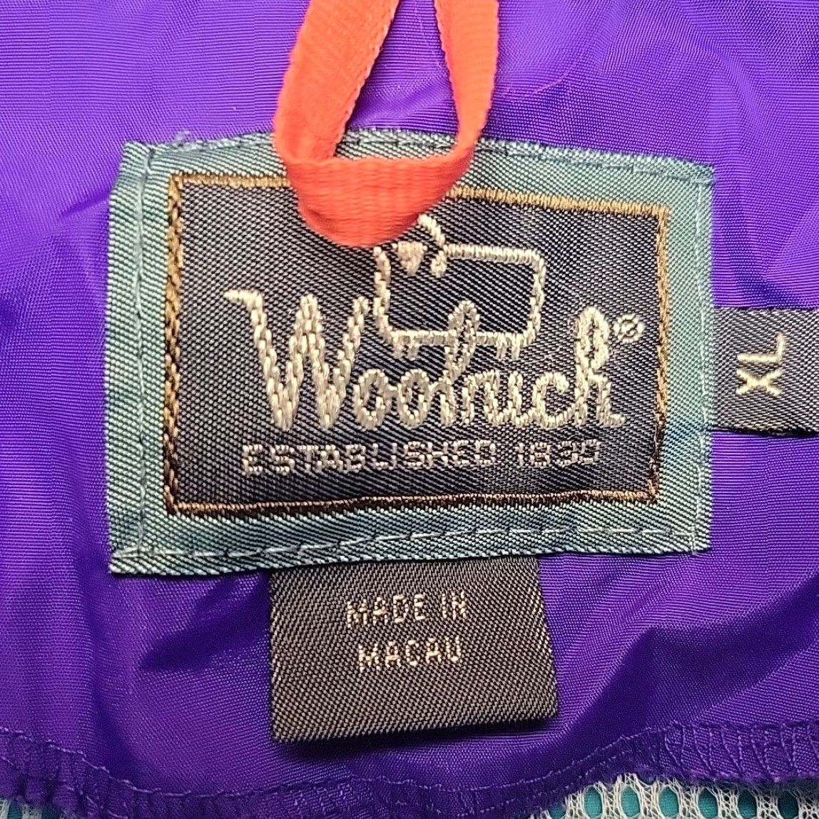 Vintage VINTAGE Woolrich Jacket Mens XL Teal Windbreaker Full Zip Outdoor Packable Hood Size US XL / EU 56 / 4 - 4 Thumbnail