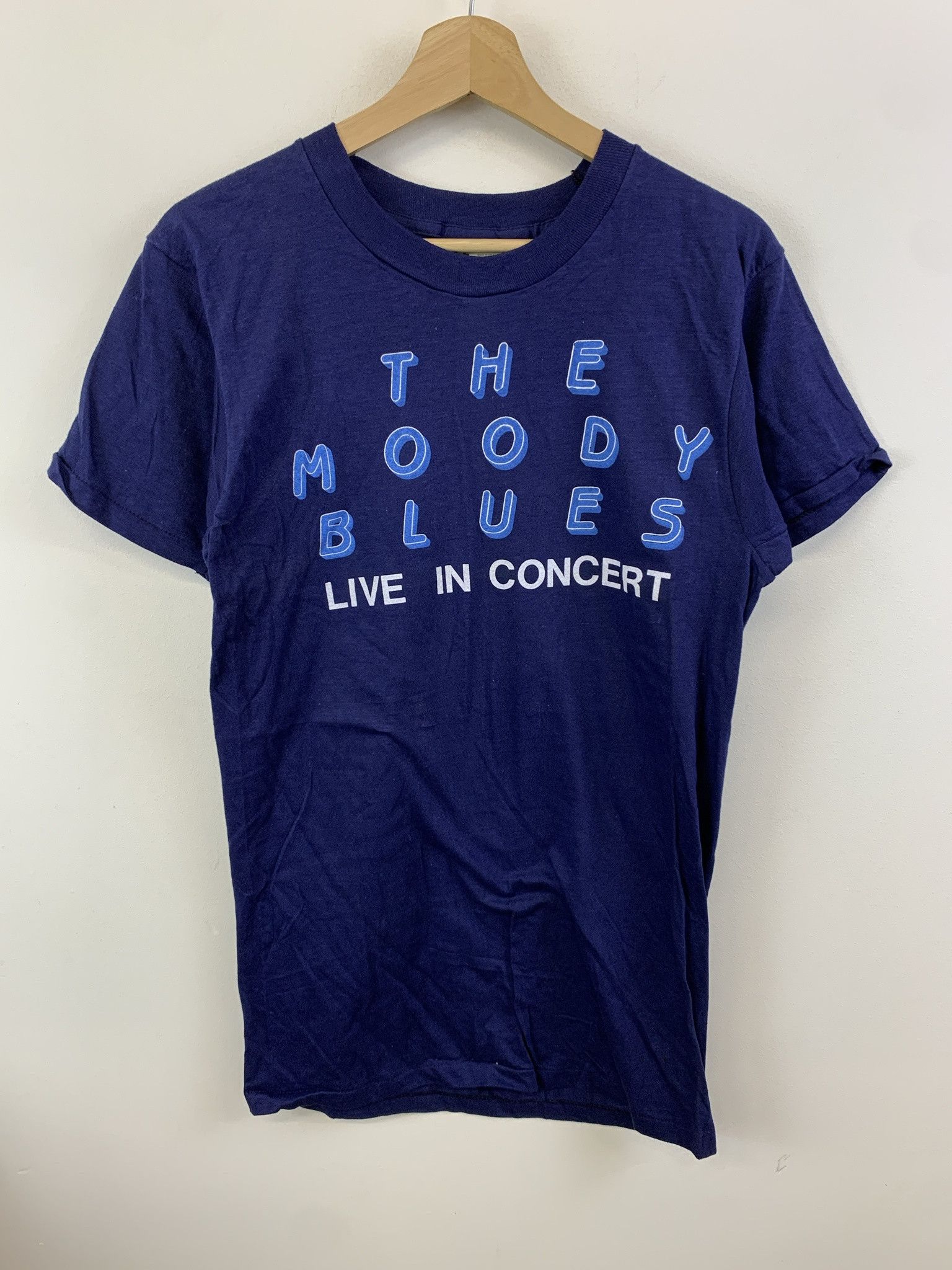 Band Tees Vintage 1980s The Moody Blues Live in Concert Single Stitch Tee Shirt Size L Size US L / EU 52-54 / 3 - 1 Thumbnail