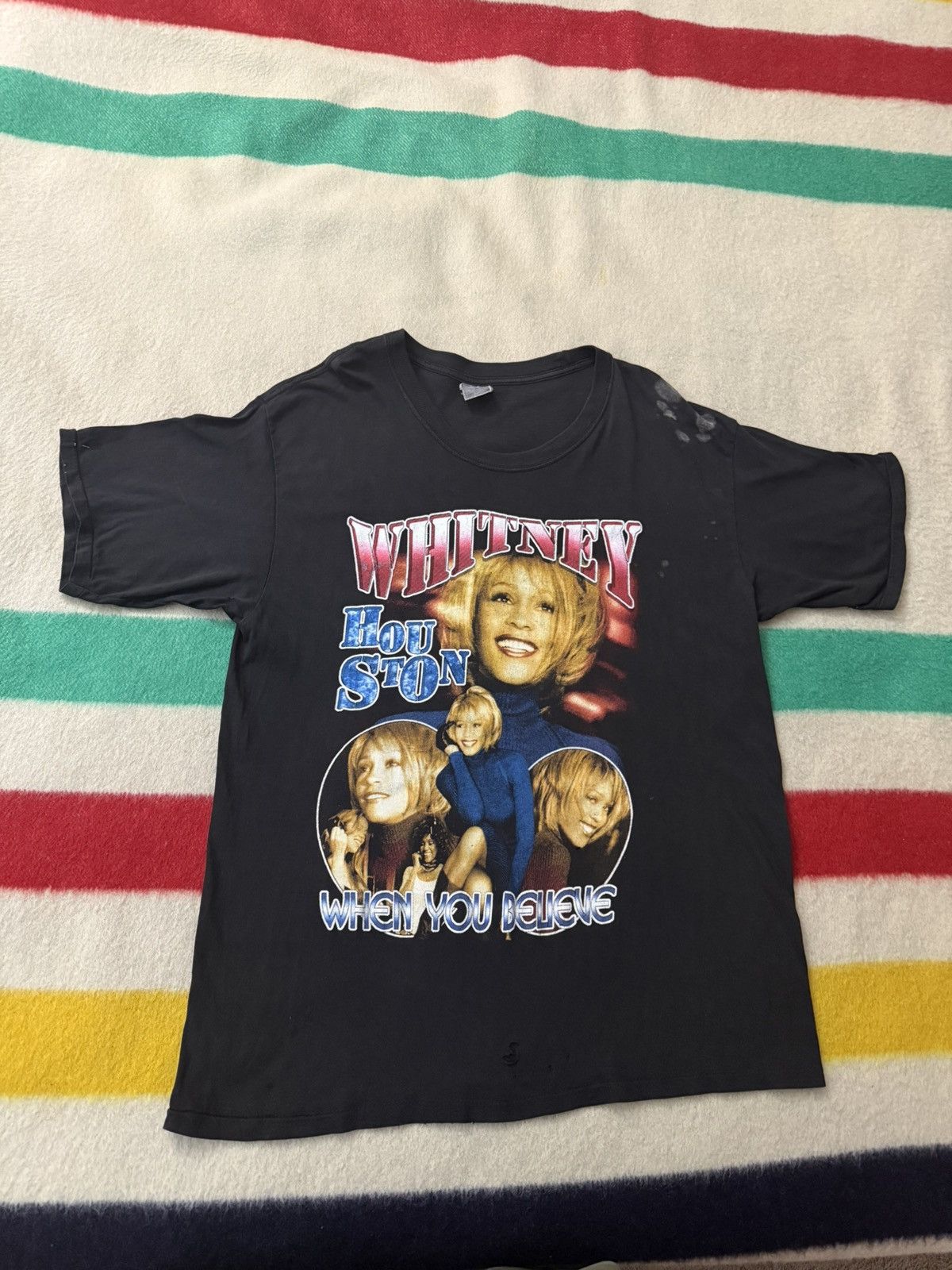 Rap Tees Vintage 90s Whitney Houston RapTee Always Love You Shirt XL Size US XL / EU 56 / 4 - 1 Thumbnail