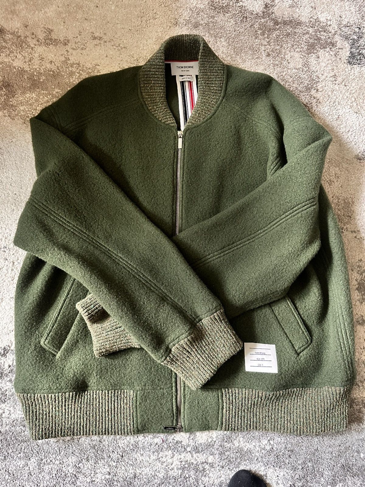 Thom Browne Thom Browne Bomber Jacket Size US XL / EU 56 / 4 - 1 Thumbnail