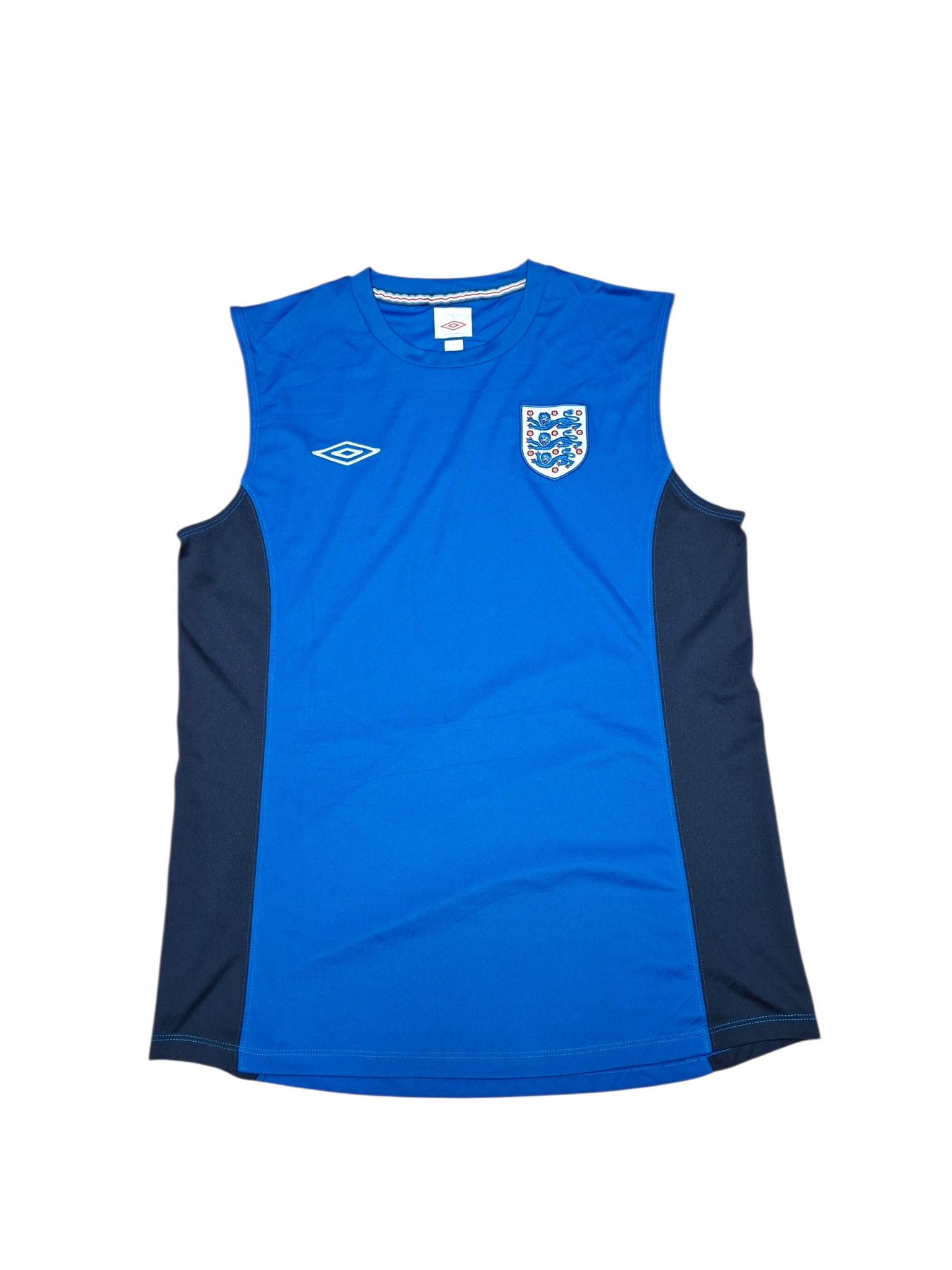 Umbro ENGLAND UMBRO VINTAGE SOCCER SLEVELESS JERSEY TEE Size US L / EU 52-54 / 3 - 1 Thumbnail