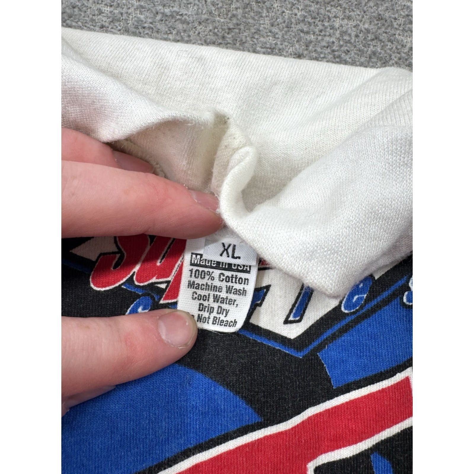 Vintage VINTAGE SCOTT STRATEGIC GEAR Supercross Series Red Rider Motocross T Shirt XL White Mens Long Sleeve Cotton Sleeve Graphic 90s Size US XL / EU 56 / 4 - 7 Thumbnail