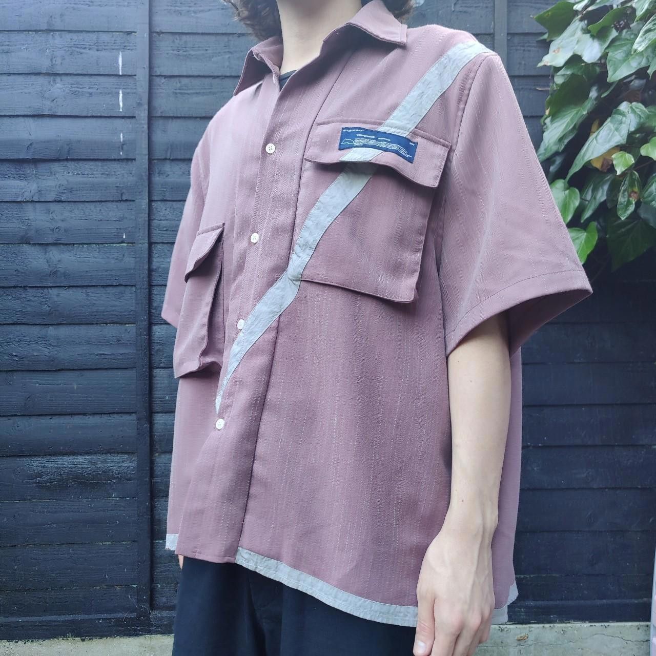 Other Blindnoplan Muted Pink/Grey Cargo Shirt Size US M / EU 48-50 / 2 - 2 Thumbnail