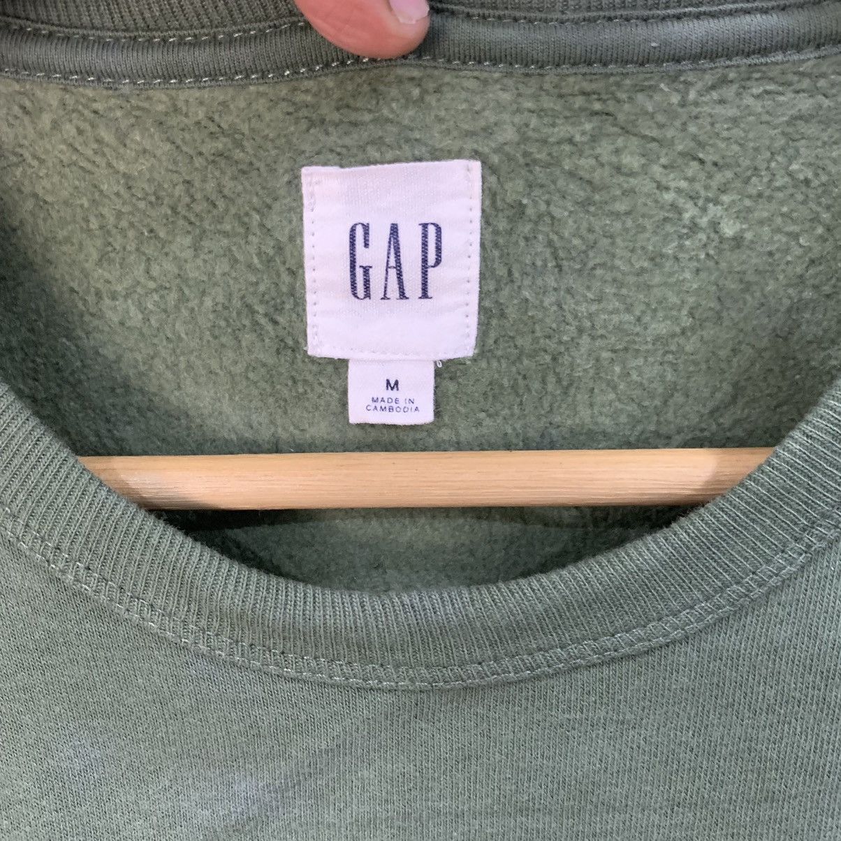 Gap Vintage GAP Green Sweatshirt Crewneck Size US M / EU 48-50 / 2 - 4 Thumbnail