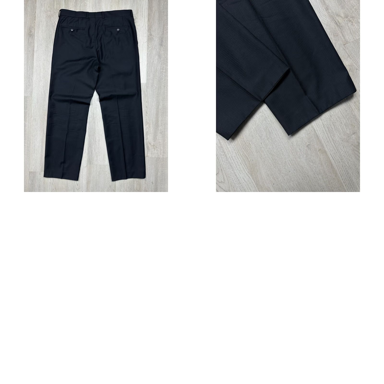 Hugo Boss HUGO BOSS Blazer 2 Piece Wool Suit Pants Size 52 (L) Black Mens Vintage Size 42R - 10 Thumbnail
