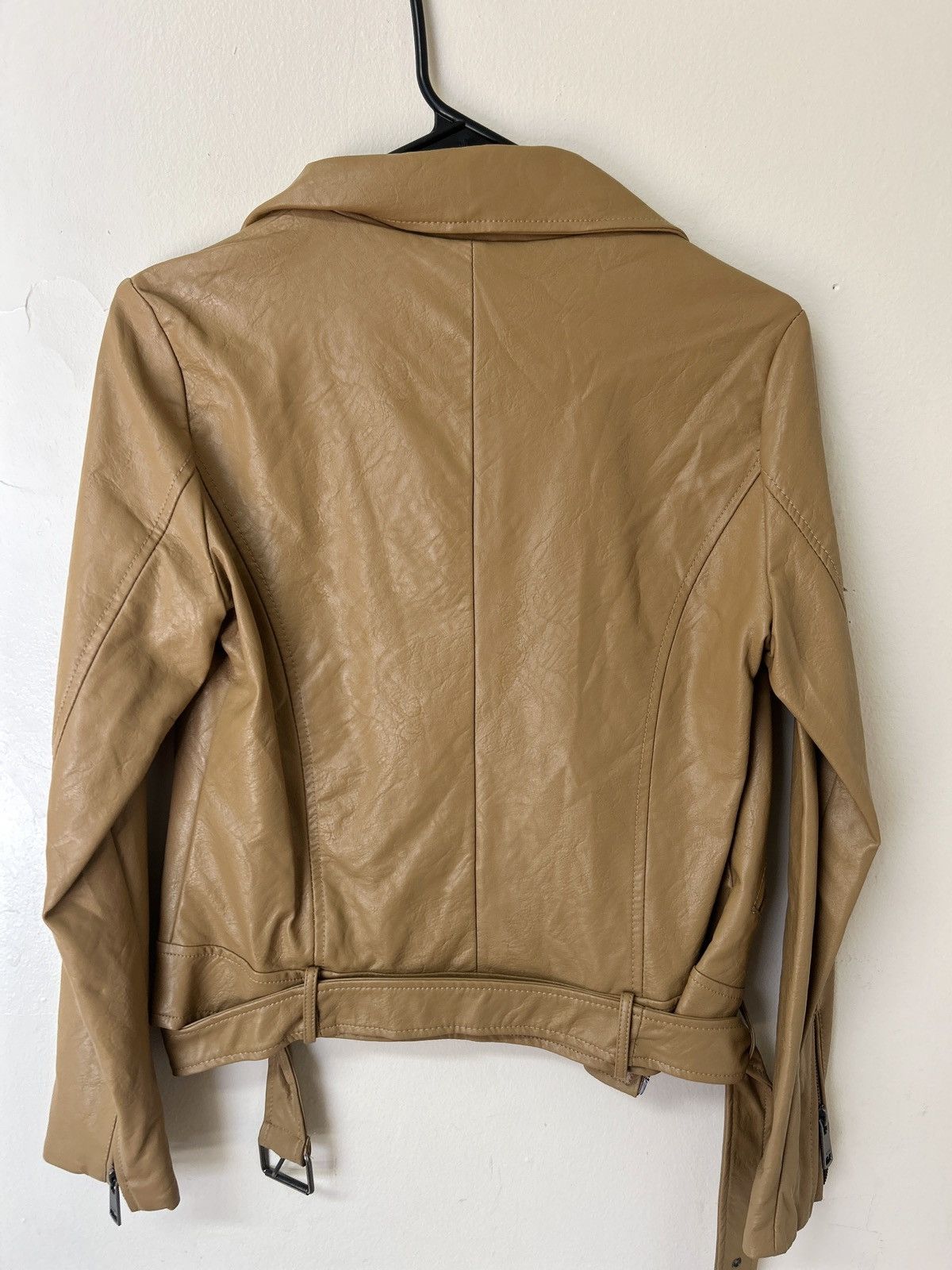 Other Women’s Tan Elodie faux leather jacket Small Size S / US 4 / IT 40 - 3 Thumbnail