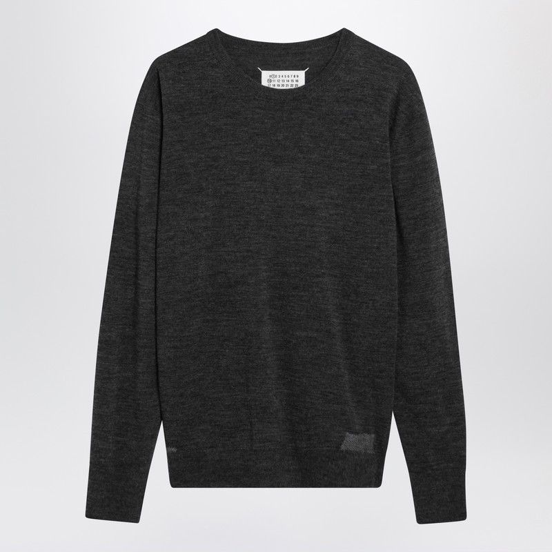 Maison Margiela Maison Margiela Grey Wool-Blend Sweater Size US XL / EU 56 / 4 - 1 Thumbnail