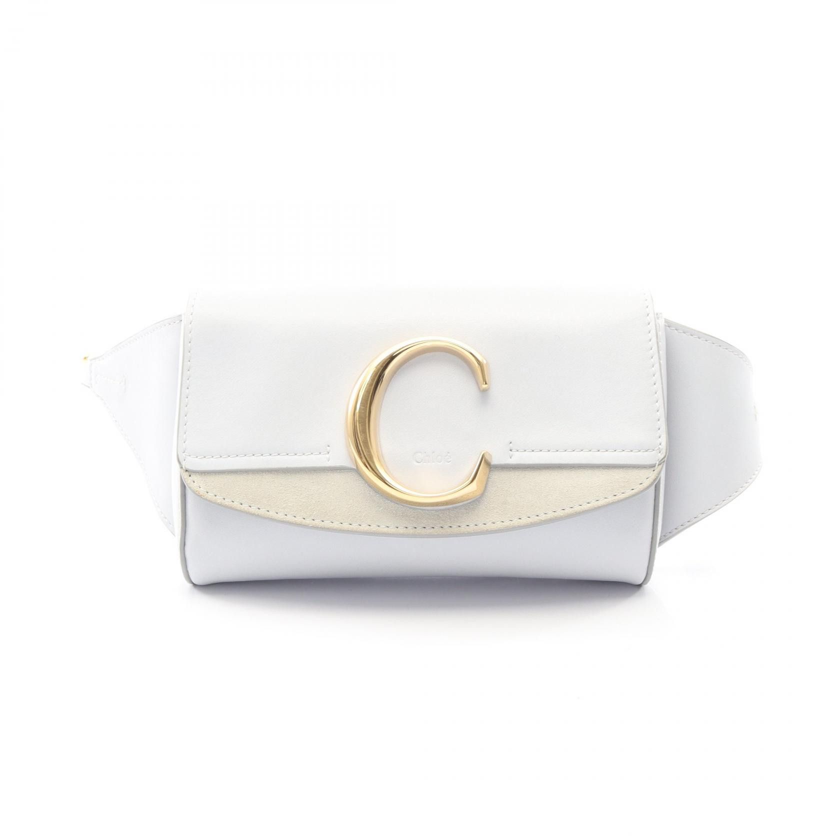 Chloe Chloe Chloe C Leather Suede Waist Bag Leather Belt Bag DUTY FREE for USA Size ONE SIZE - 1 Thumbnail