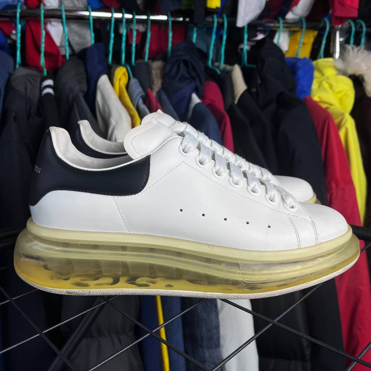 Alexander McQueen Alexander McQueen Oversized Leather Sneakers 611698 Size US 9 / IT 39 - 4 Thumbnail
