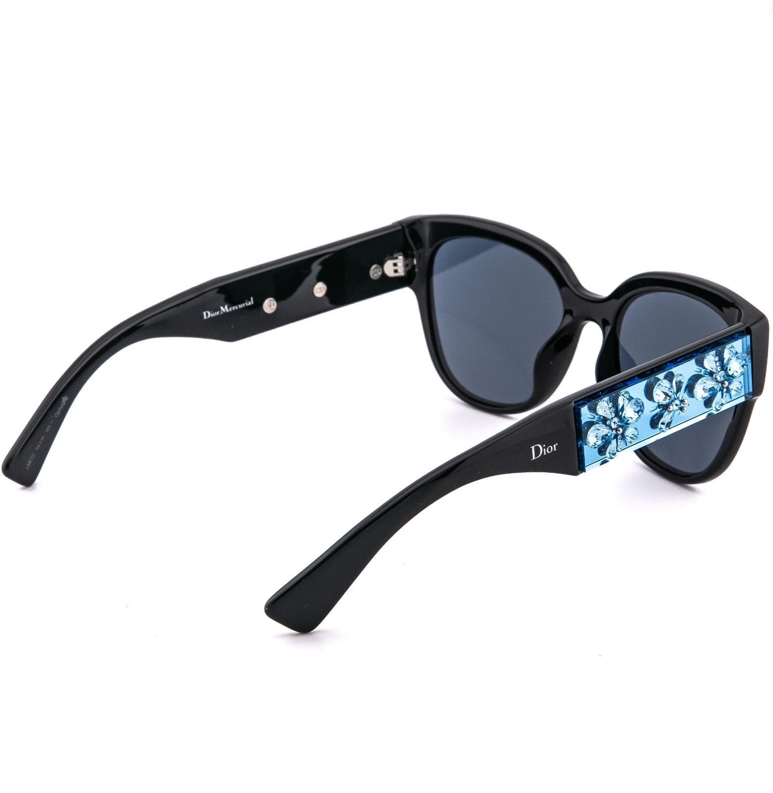 Christian Dior Monsieur CHRISTIAN DIOR MERCURIAL Black Blue Bold Sunglasse Size ONE SIZE - 3 Thumbnail