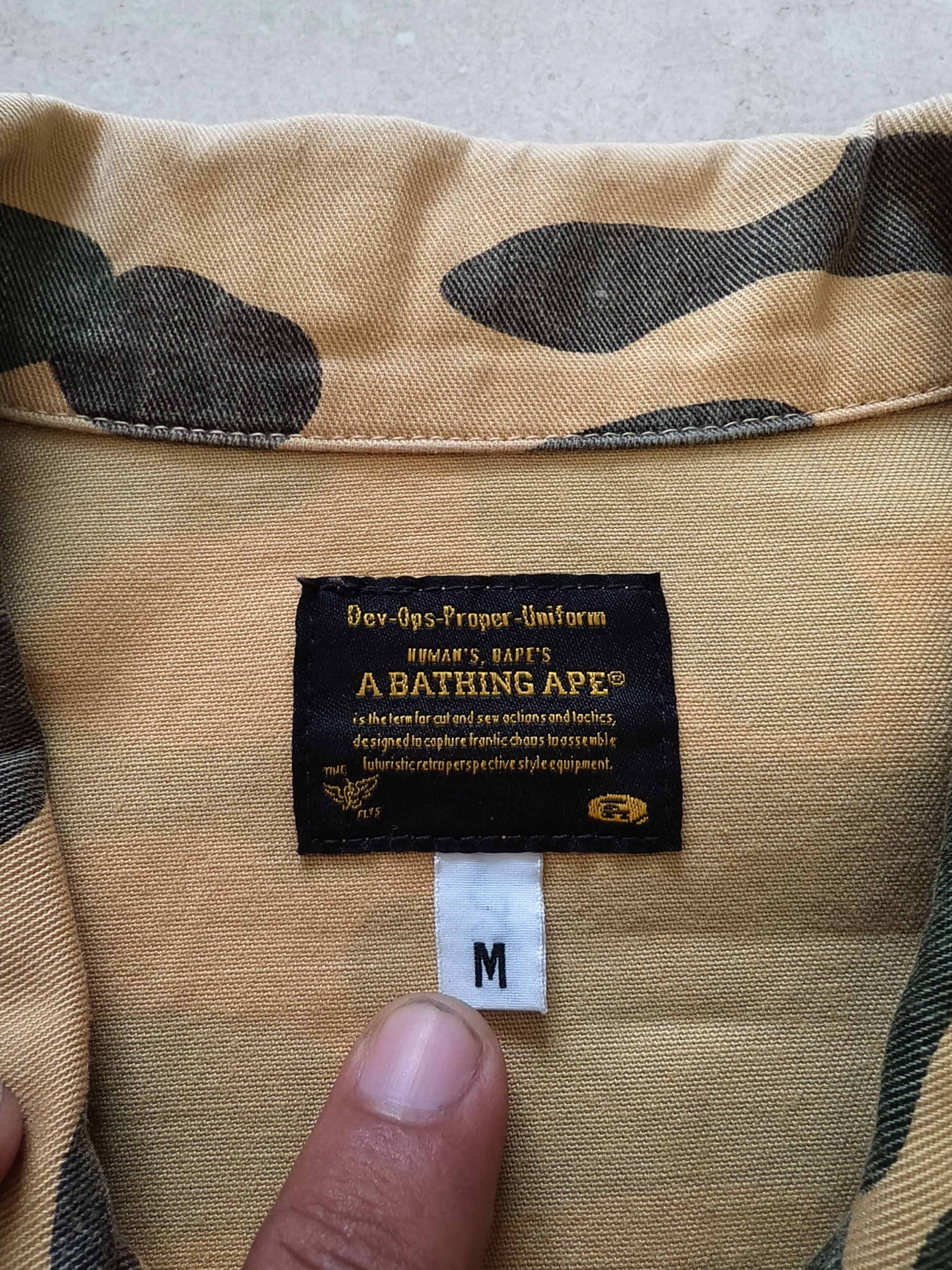 Bape 🔥STEALS🔥Very Rare A Bathing Ape Camo Tactical Jacket Size US M / EU 48-50 / 2 - 6 Thumbnail