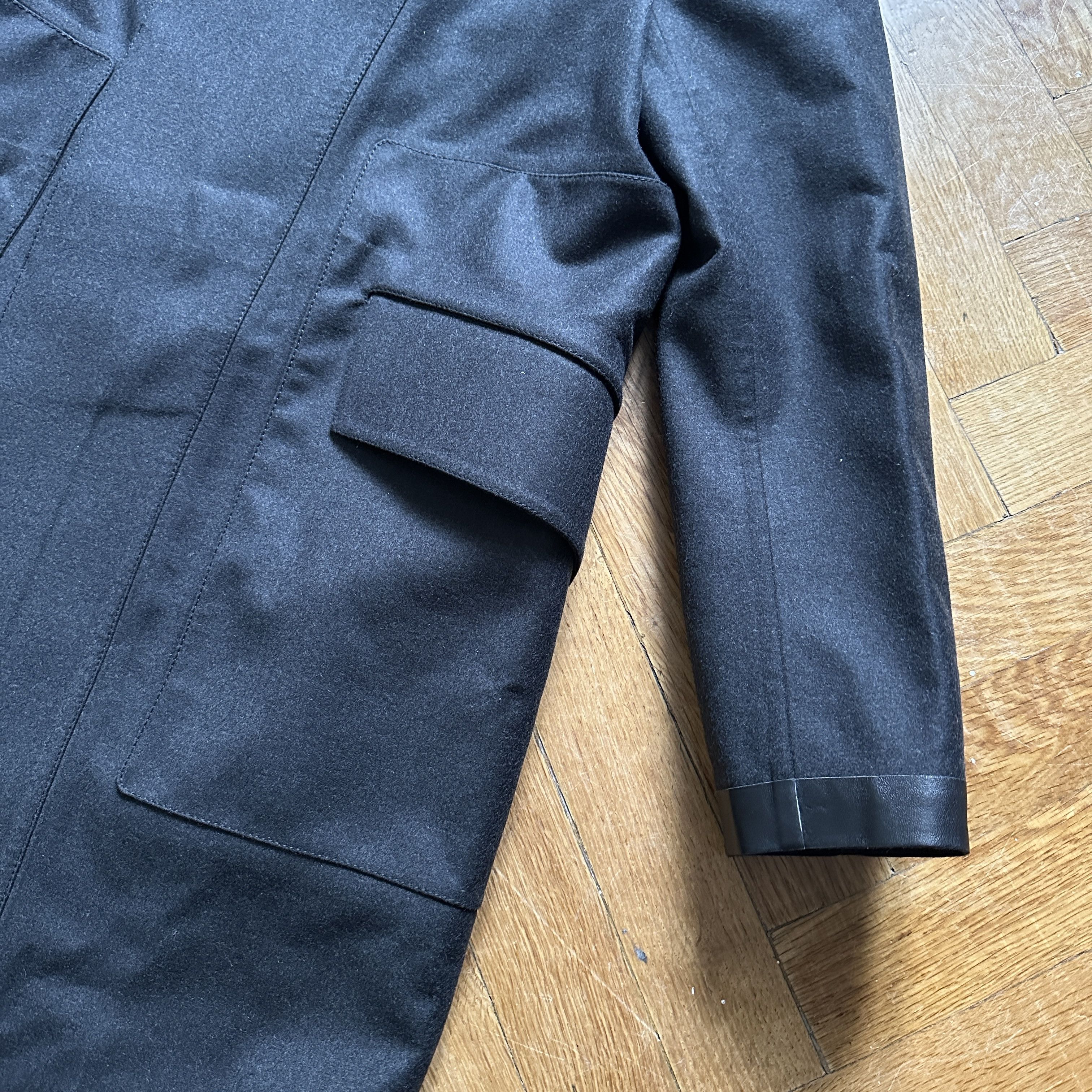 Berluti FW17 Prototype Grey Corduroy Collar Coat Size US S / EU 44-46 / 1 - 5 Thumbnail