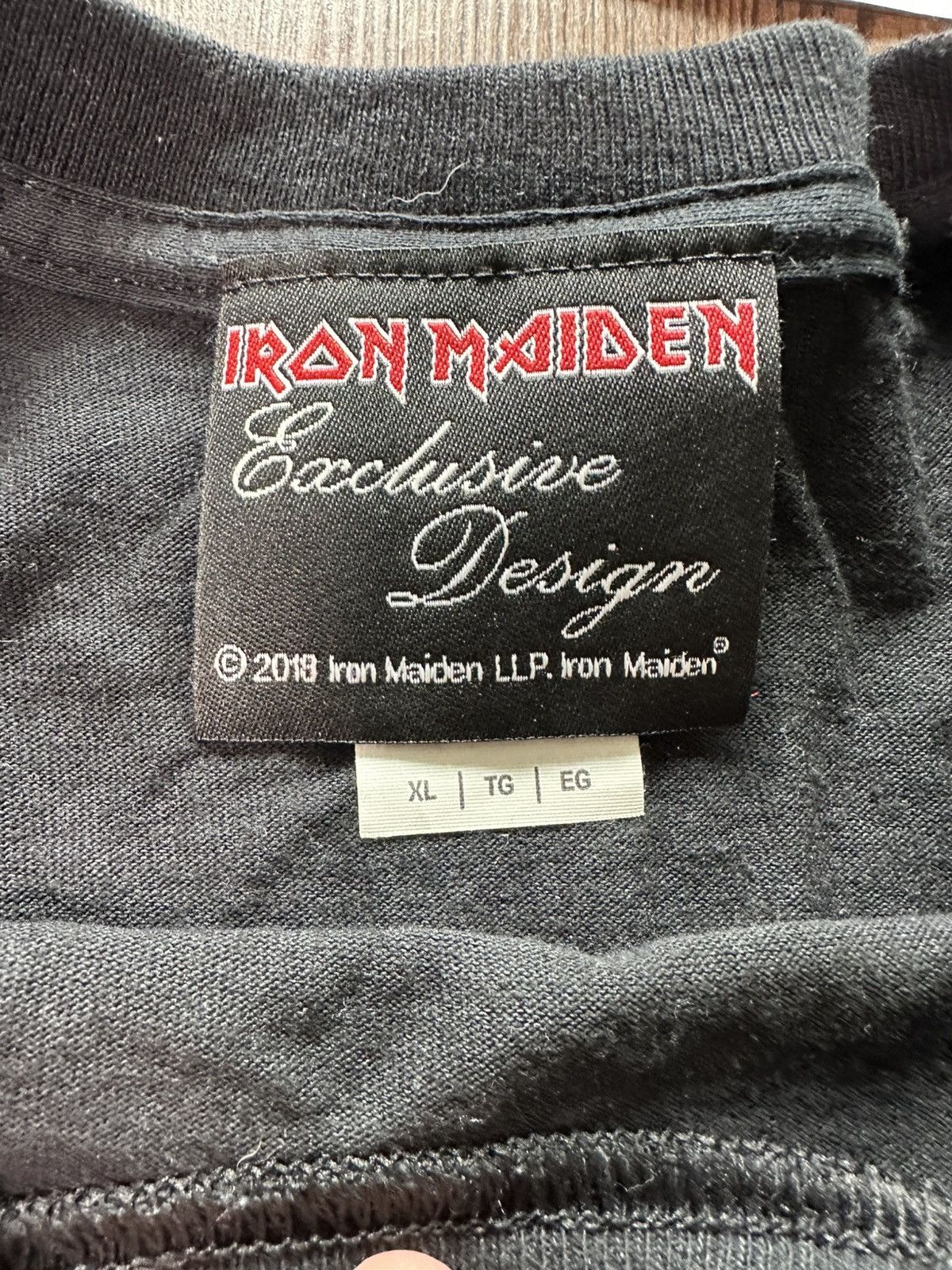 Iron Maiden Iron Maiden Tour T-Shirt Size US XL / EU 56 / 4 - 5 Thumbnail