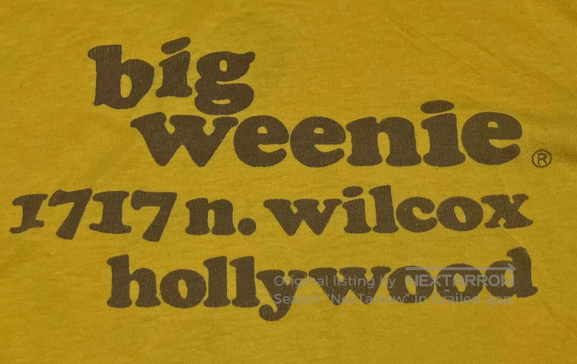 Vintage Vintage 90s Graphic Tee with Big Weenie Print. Size US M / EU 48-50 / 2 - 6 Thumbnail