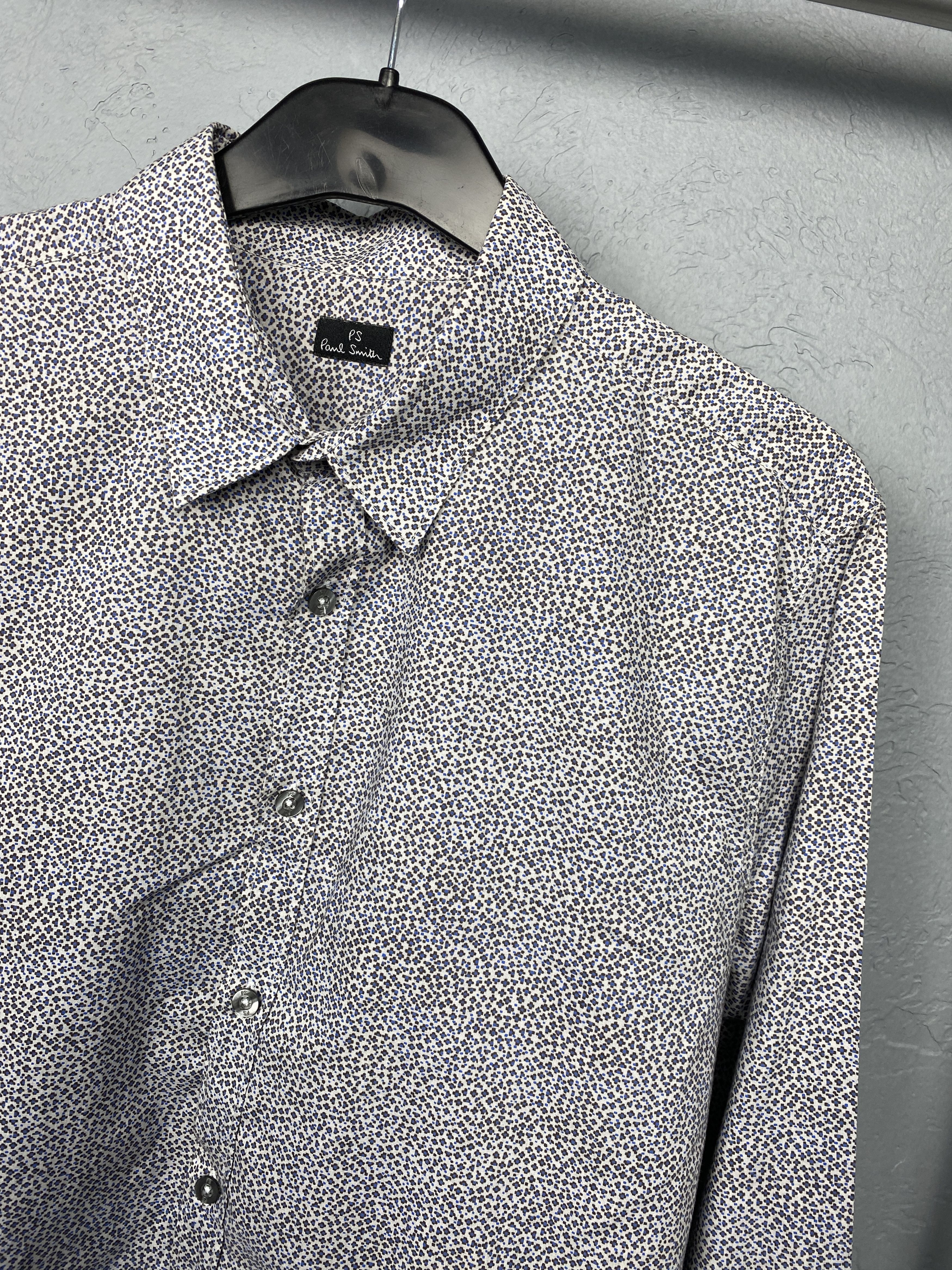 Paul Smith × Vintage Paul Smith Vintage Mens Long Sleeve Shirt Size US L / EU 52-54 / 3 - 2 Thumbnail