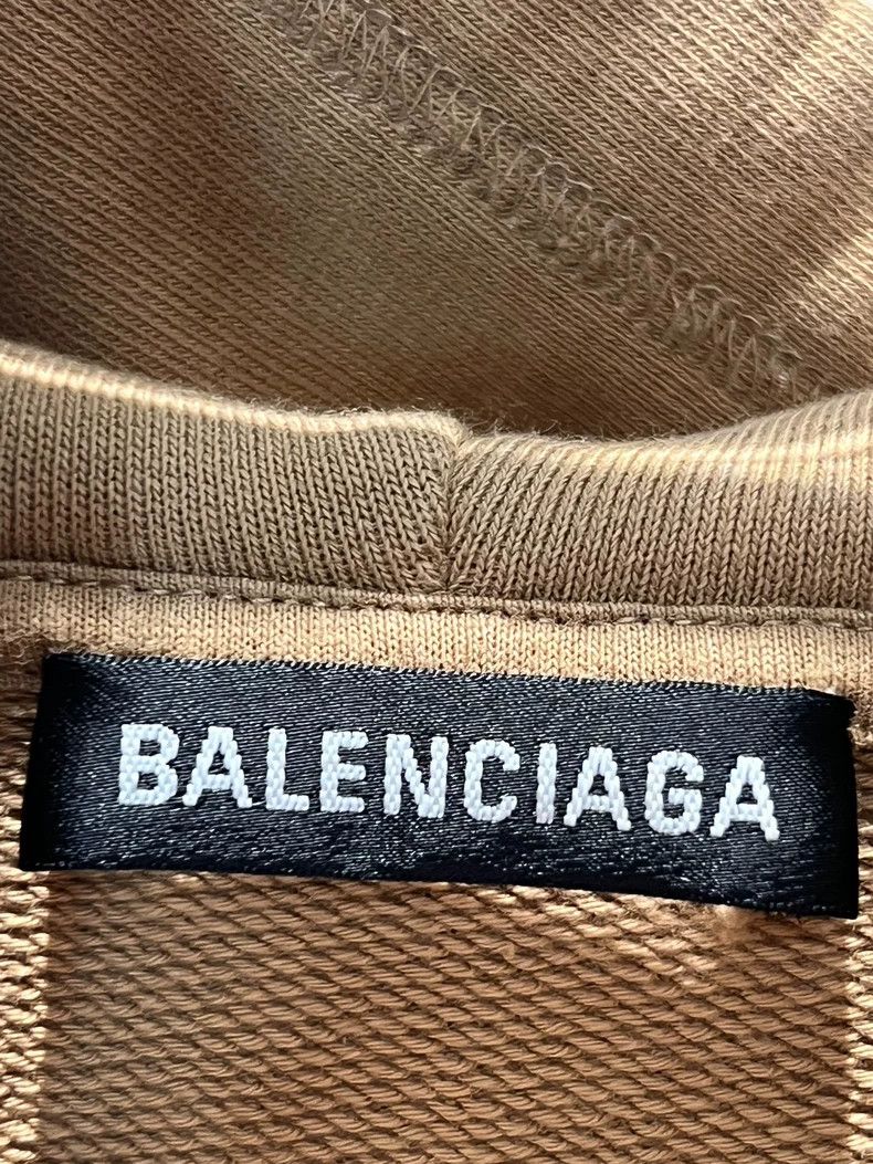 Balenciaga Balenciaga Khaki Wheatear Hoodie 2502-Nextarrow Size US M / EU 48-50 / 2 - 4 Thumbnail