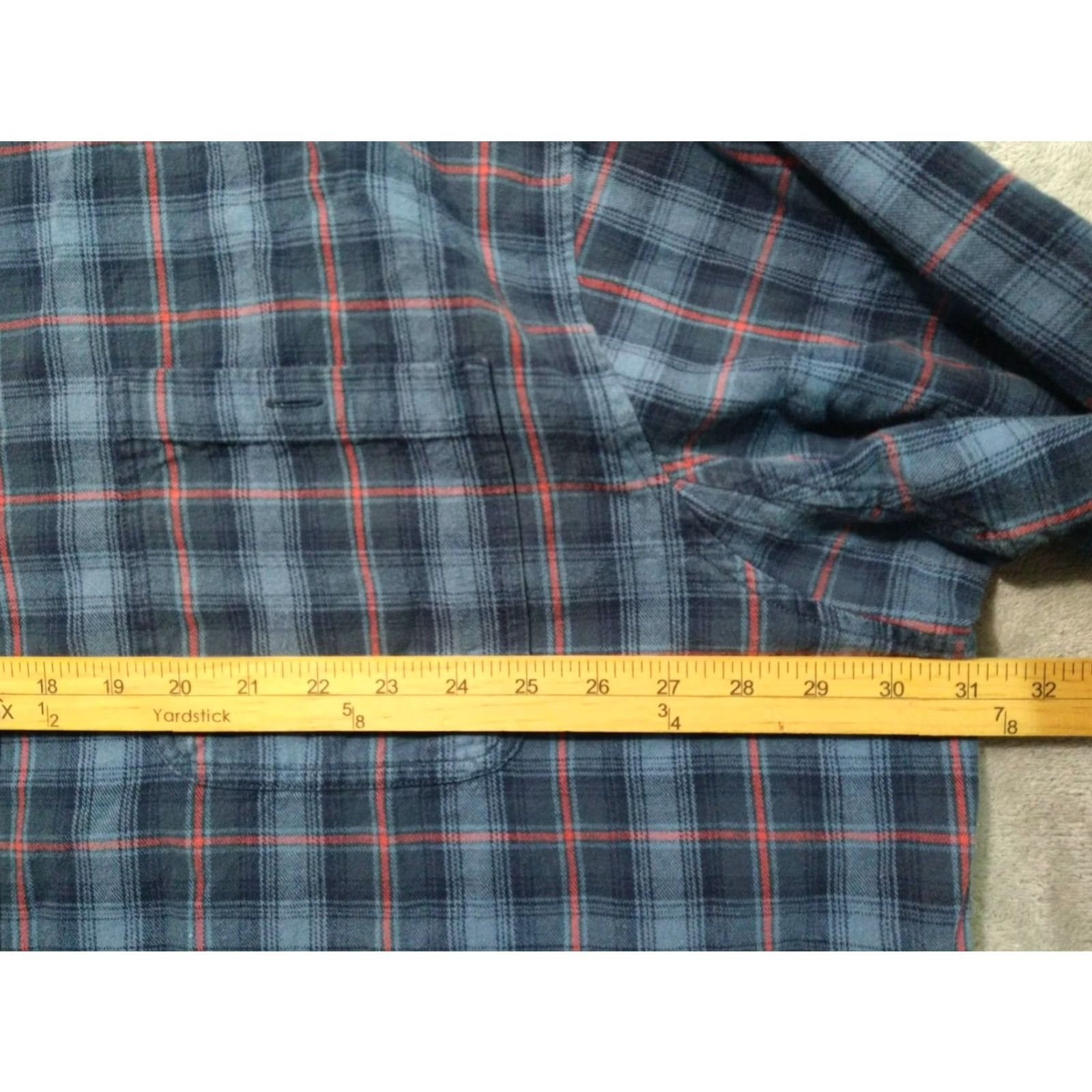 Duluth Trading Company Duluth Trading Co. Shirt Mens 3XL Blue Plaid Flannel Button-Up Casual Workwear Relaxed Cotton Long Sleeve Button-Down 62in Chest Mens Size US XXL / EU 58 / 5 - 5 Thumbnail