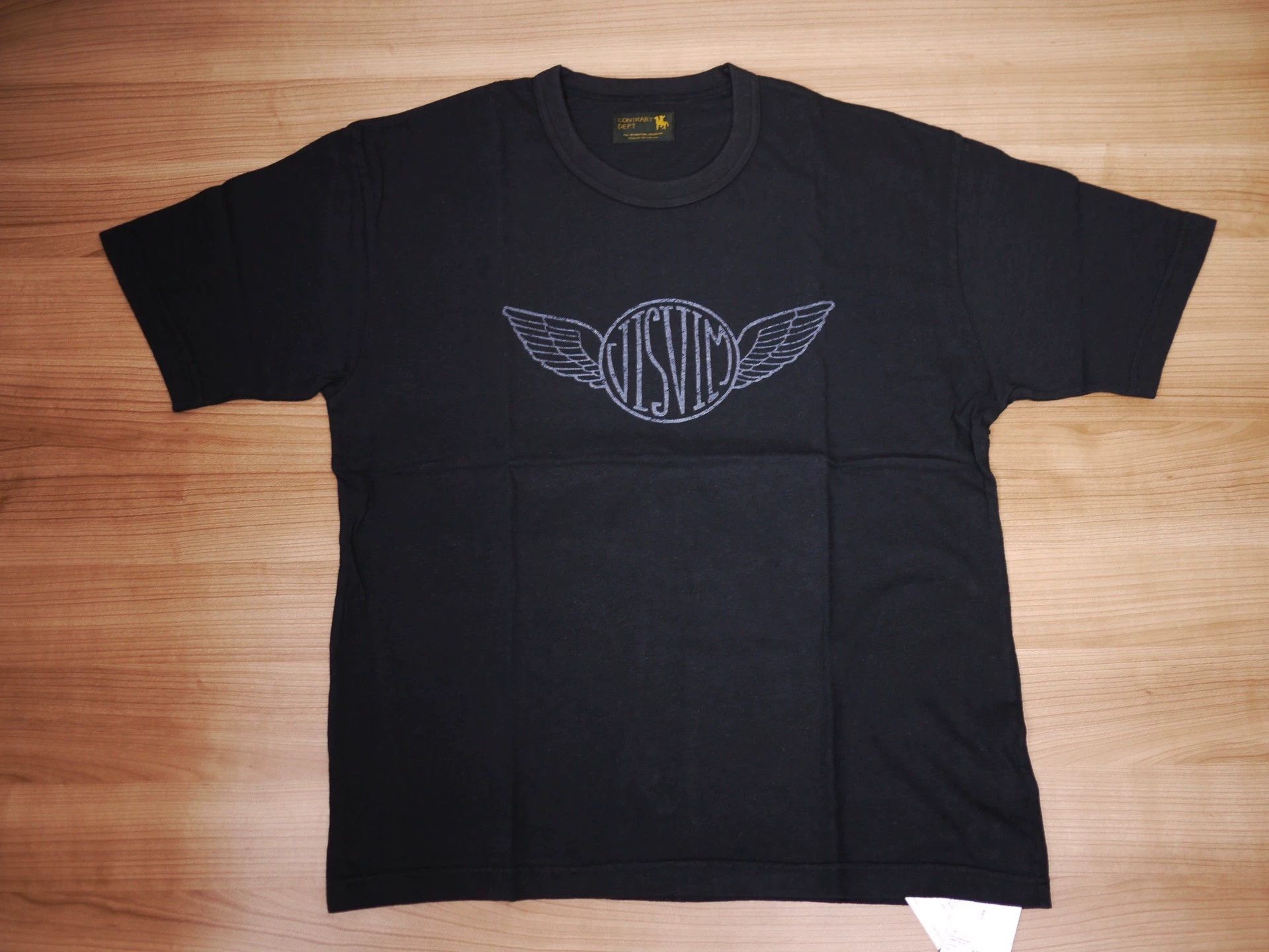 Visvim Black Short Sleeve Graphic T-Shirt Size US M / EU 48-50 / 2 - 1 Thumbnail