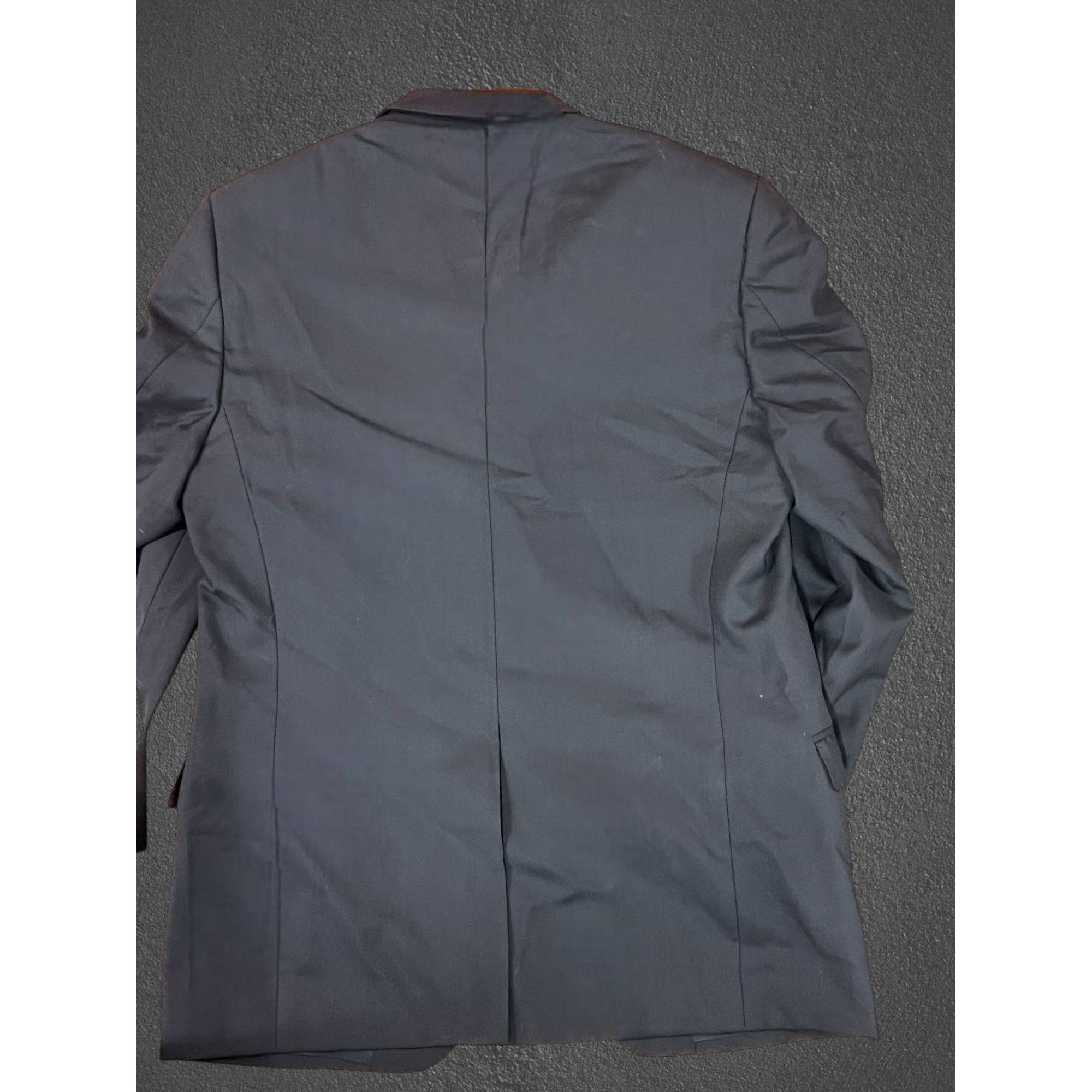 Gucci Gucci Mens Black Two-Button Blazer Jacket Made In Italy Size Size 50R - 4 Thumbnail