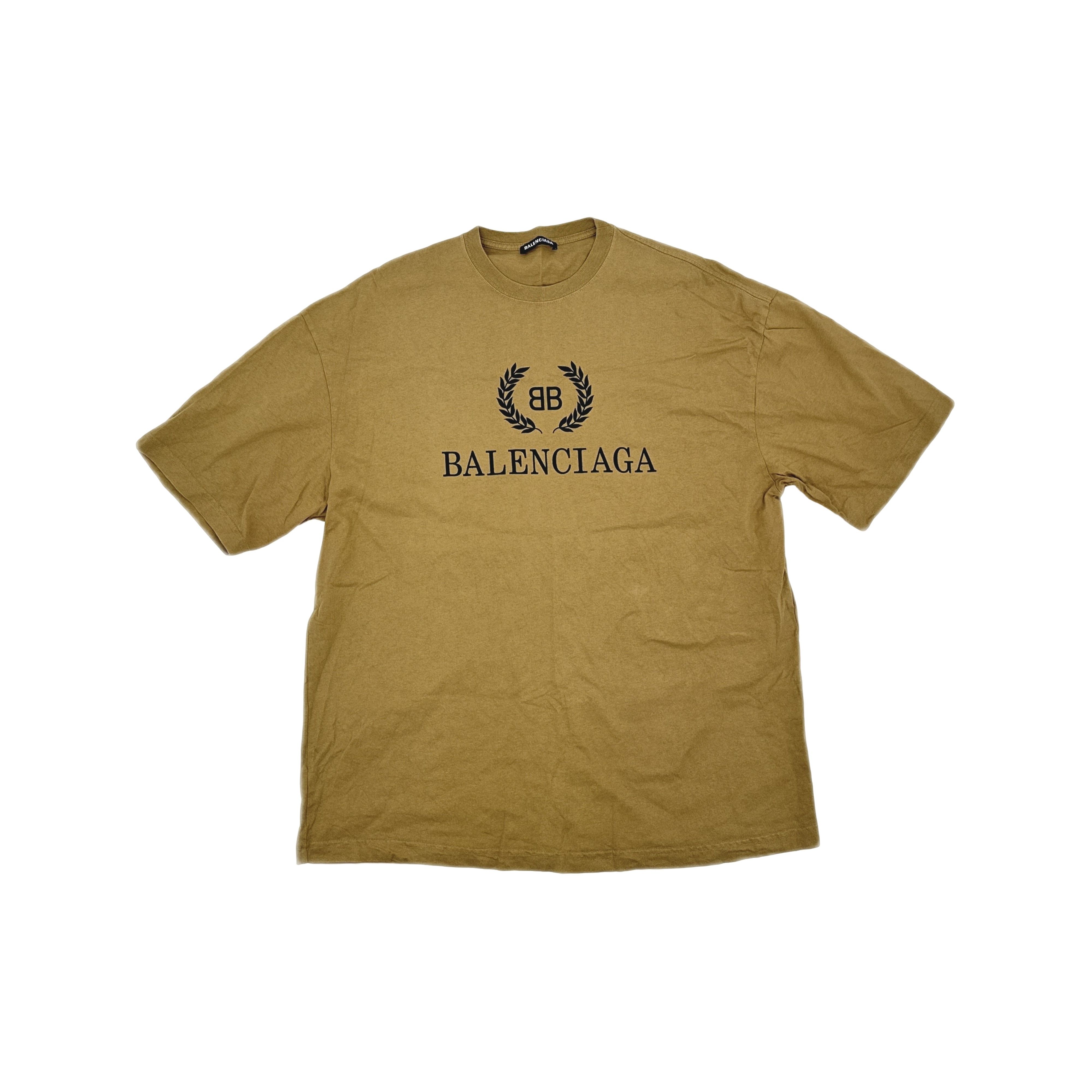 Balenciaga Balenciaga BB Wreath Logo T-Shirt Size M Size US M / EU 48-50 / 2 - 1 Thumbnail