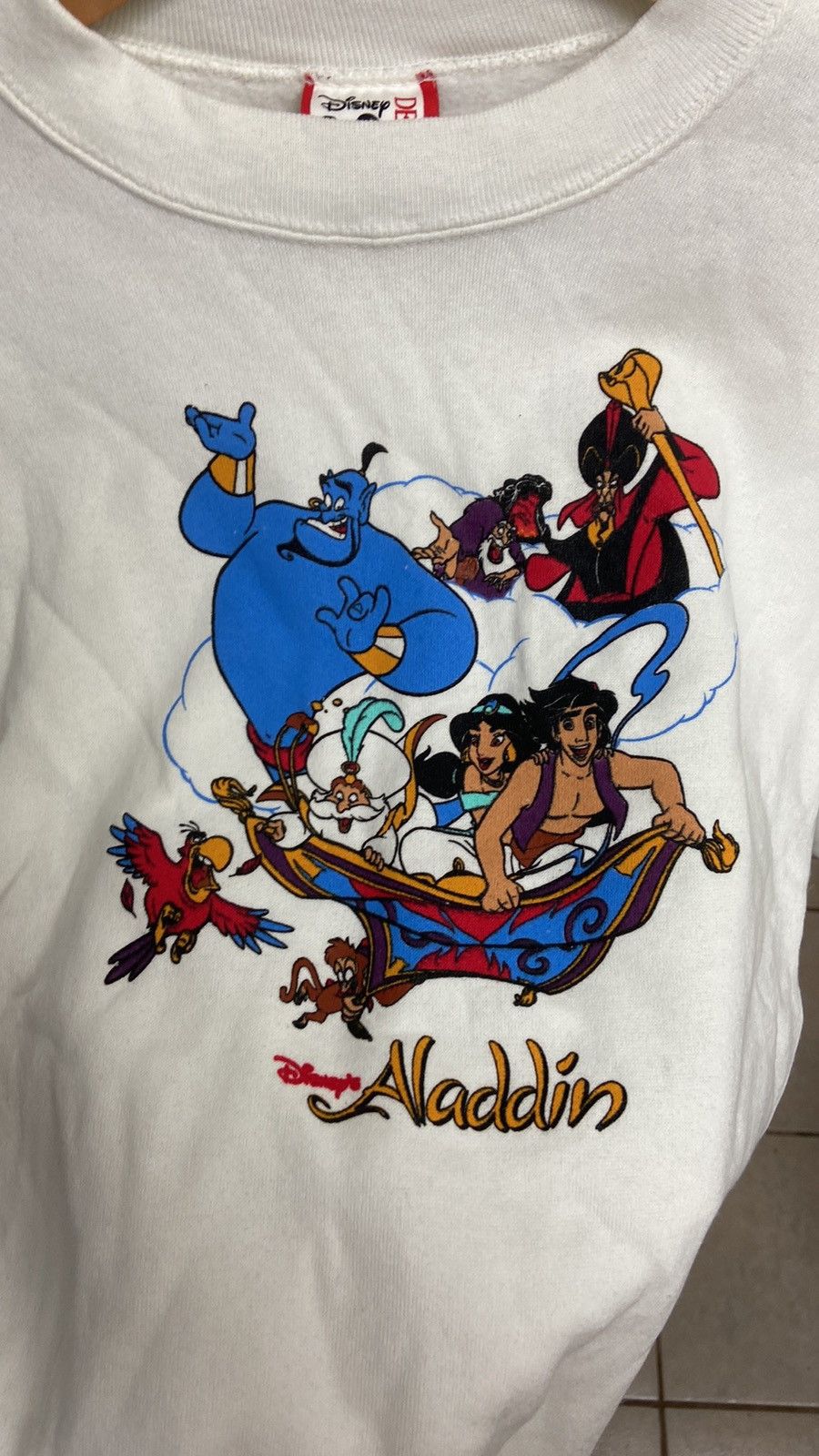 Disney Vintage 90’s Disney Aladdin White Crewneck Sweater Size S / US 4 / IT 40 - 4 Thumbnail