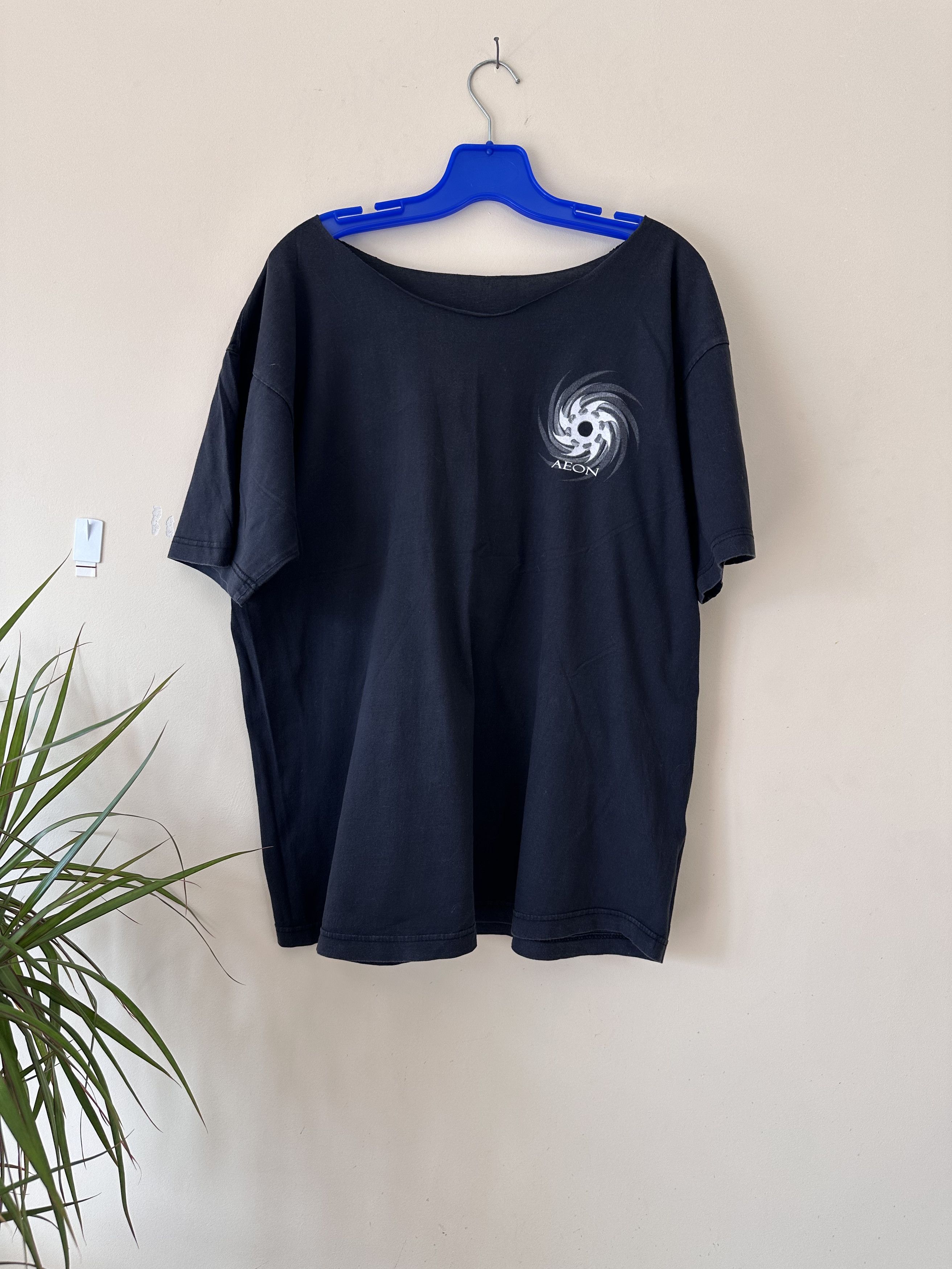 Band Tees × Vintage Vintage Zyklon Tribe Aeon rock metal punk tee Size US L / EU 52-54 / 3 - 6 Thumbnail
